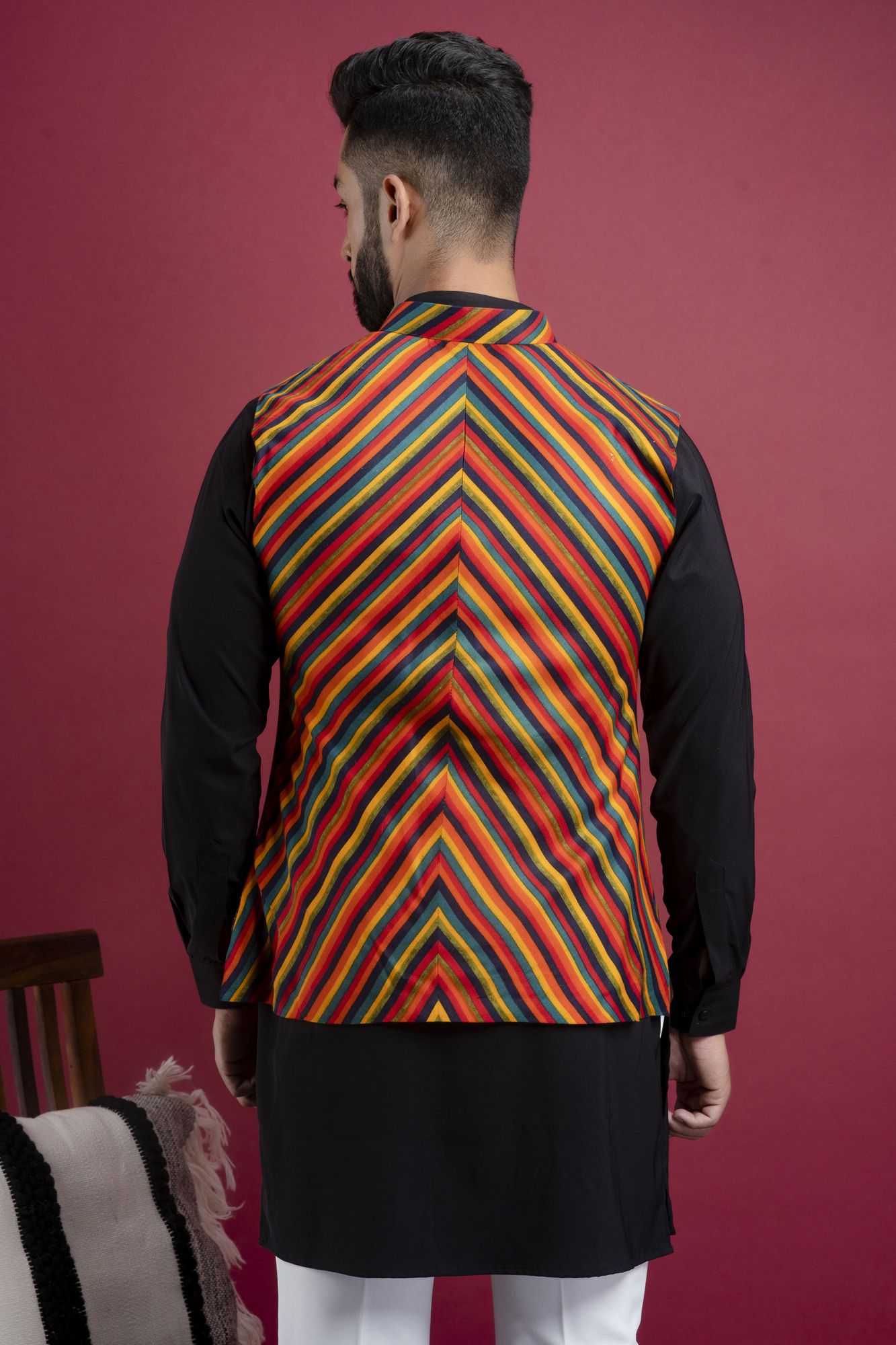 Striped Cotton Jacket