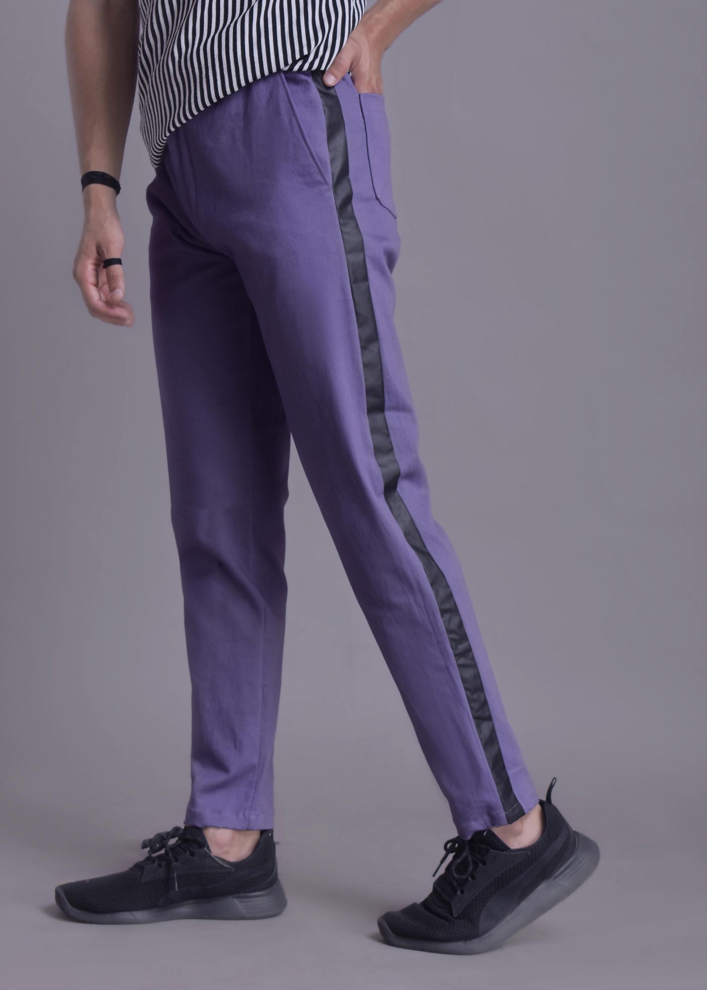 Mens Side Taped Stretch Pants