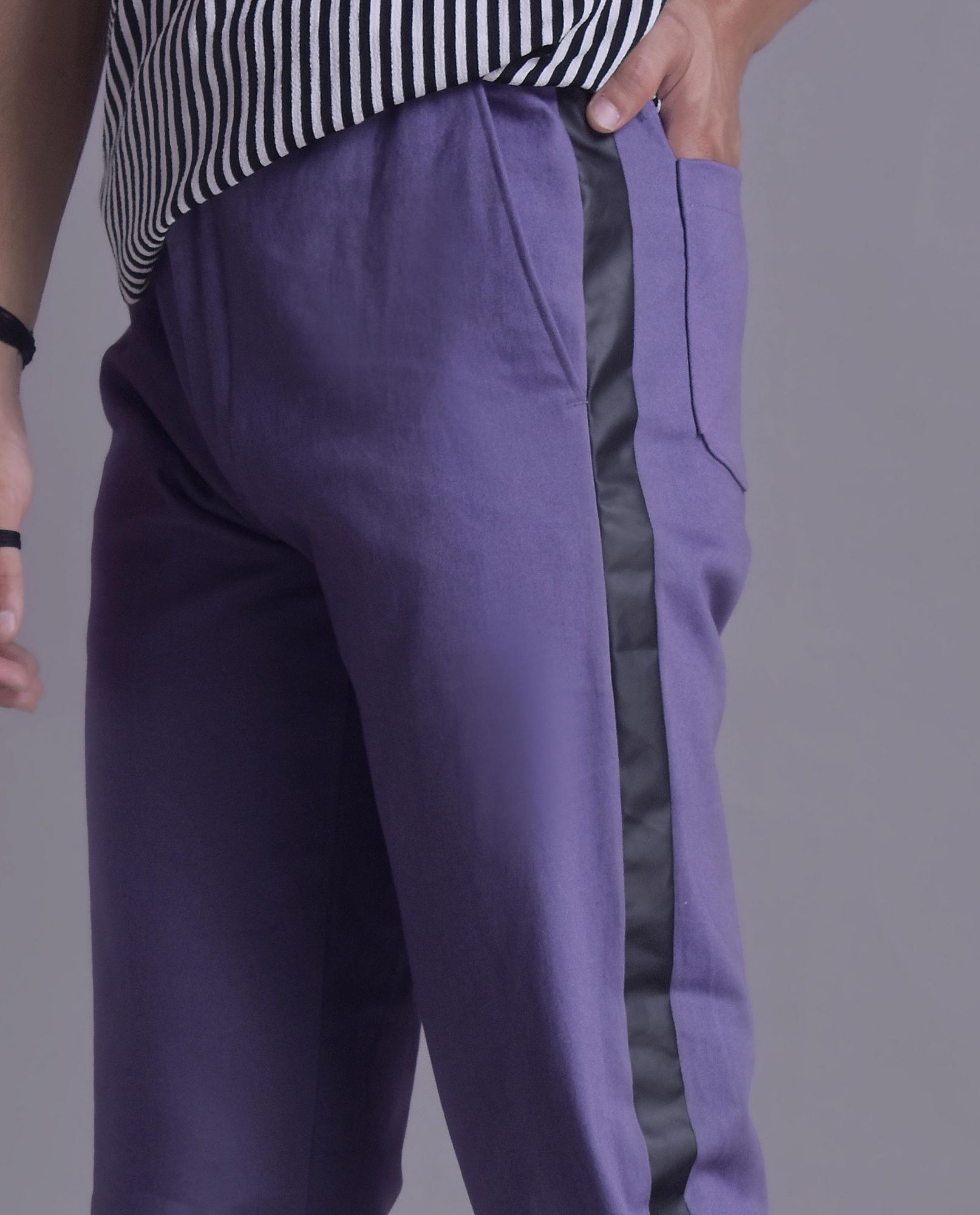 Mens Side Taped Stretch Pants