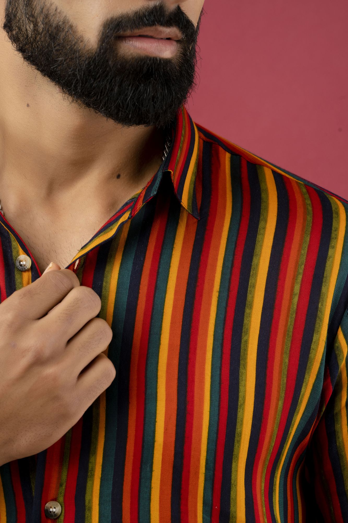 Striped Flowing Shirt