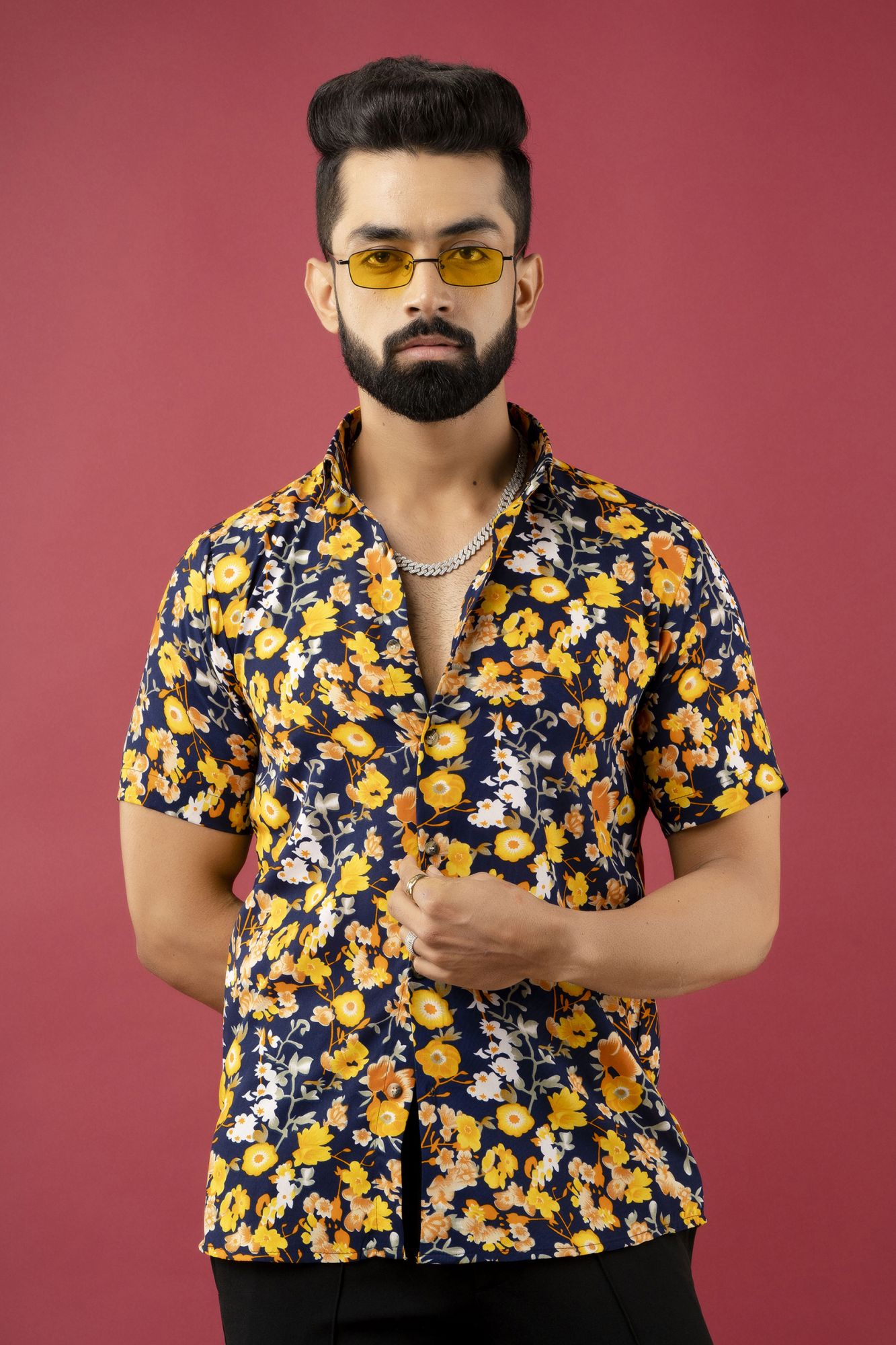 Printed Flowing Shirt