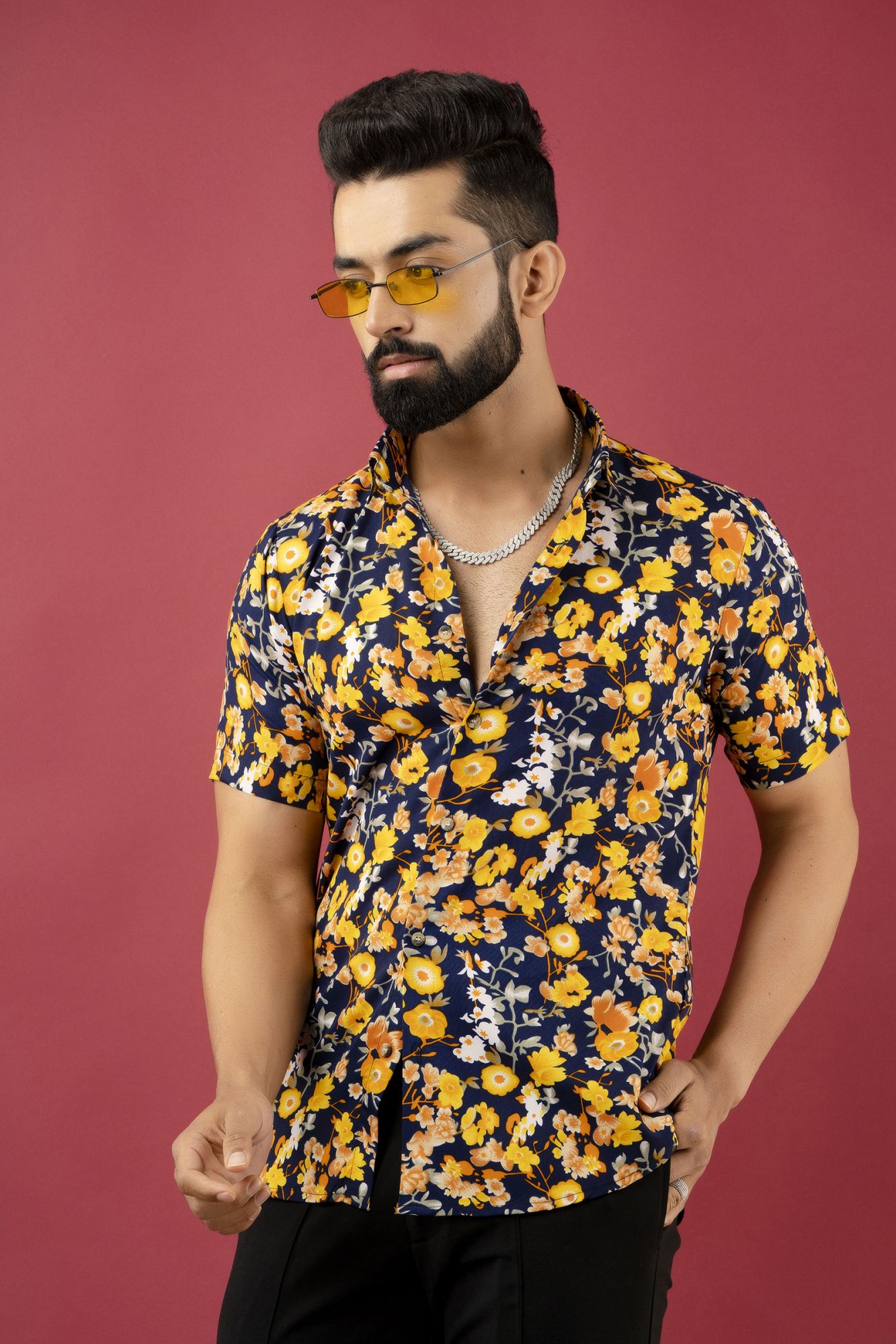 Printed Flowing Shirt