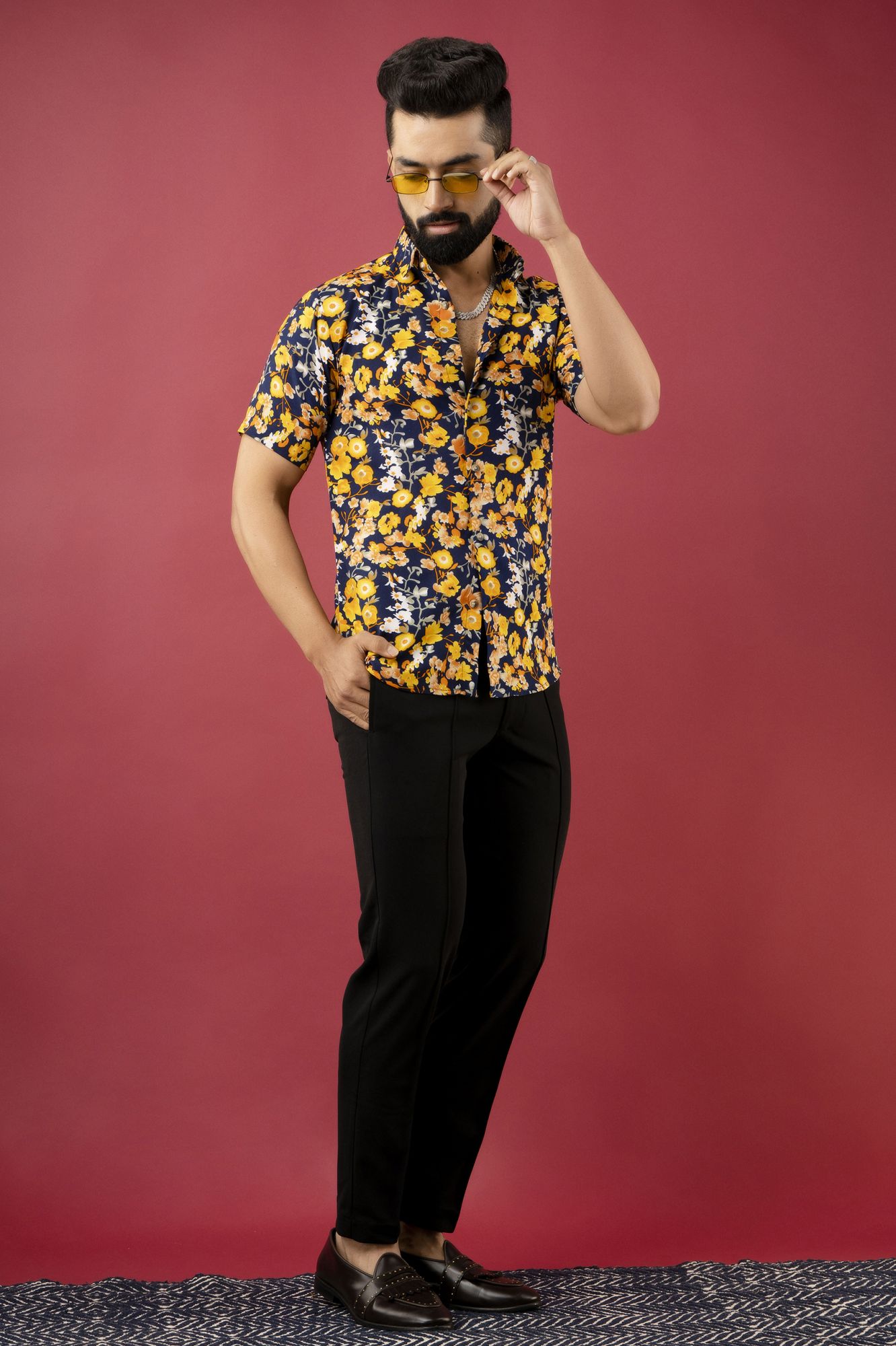 Printed Flowing Shirt