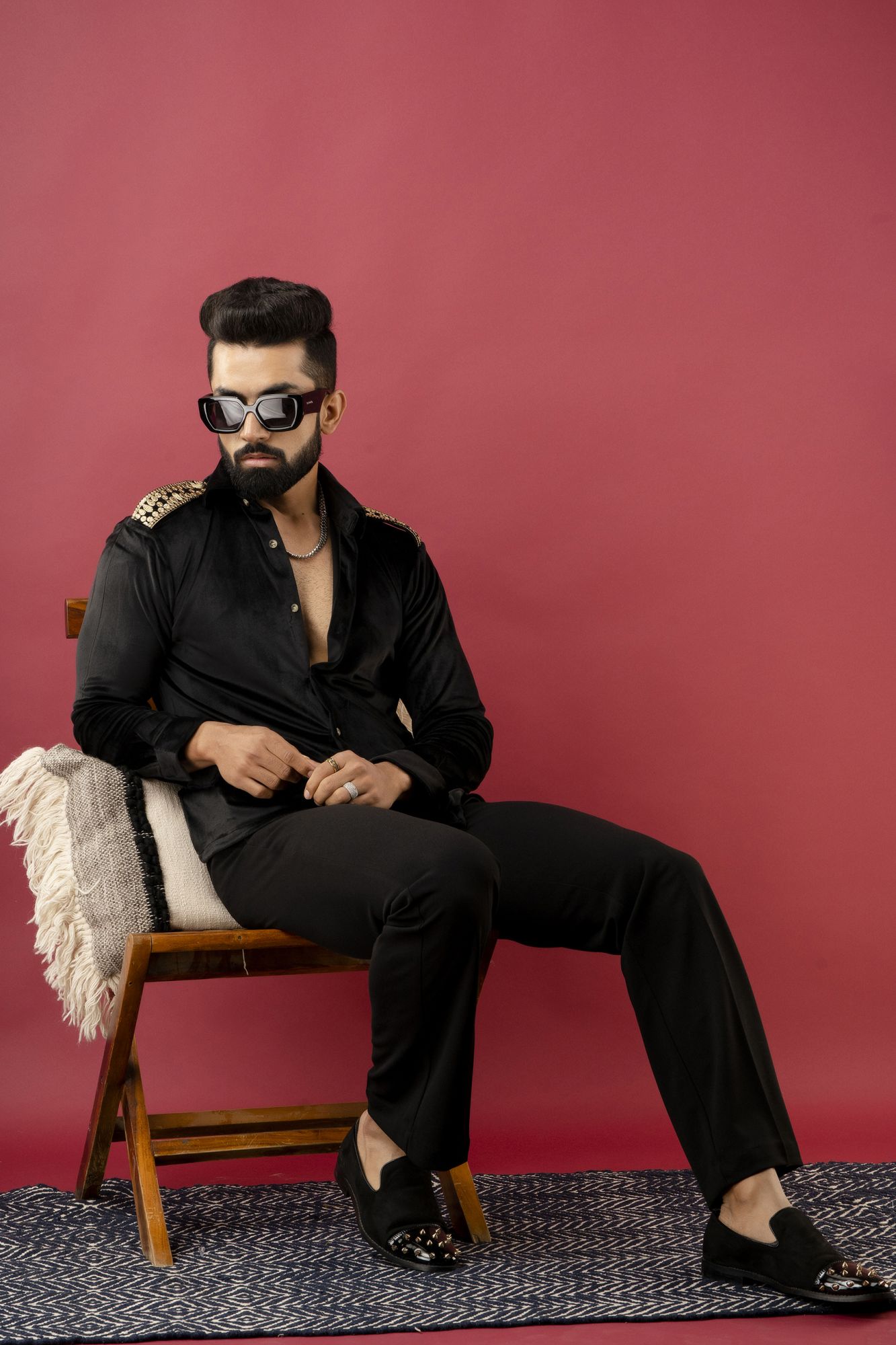 Roman Velvet Shirt