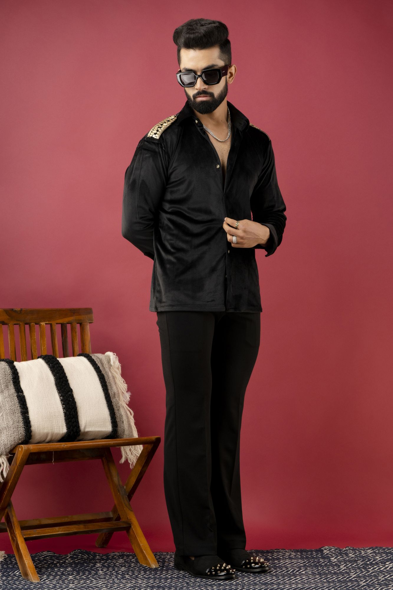 Roman Velvet Shirt