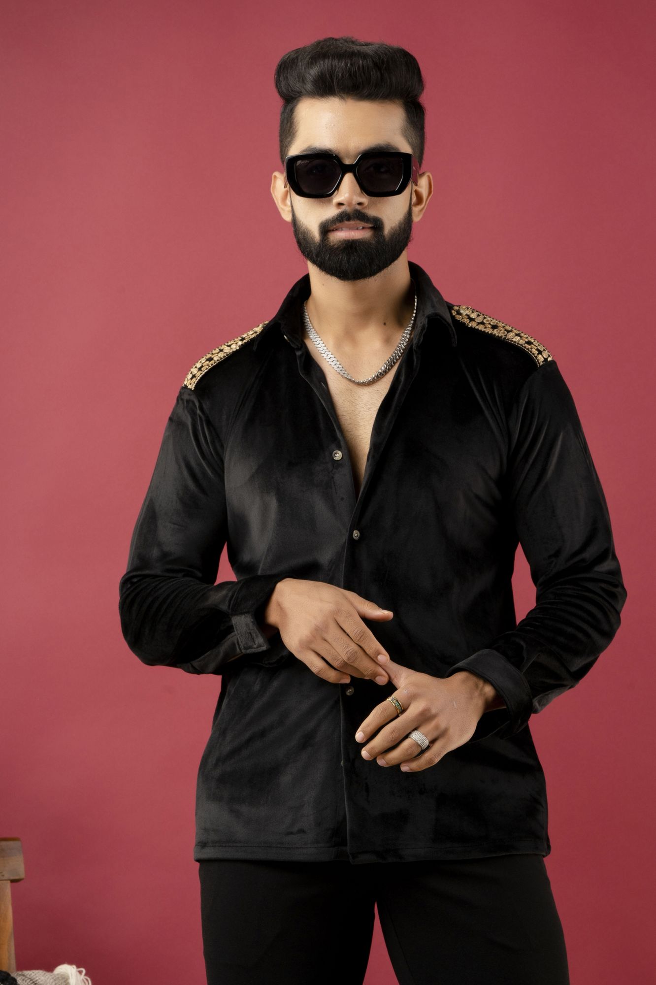 Roman Velvet Shirt