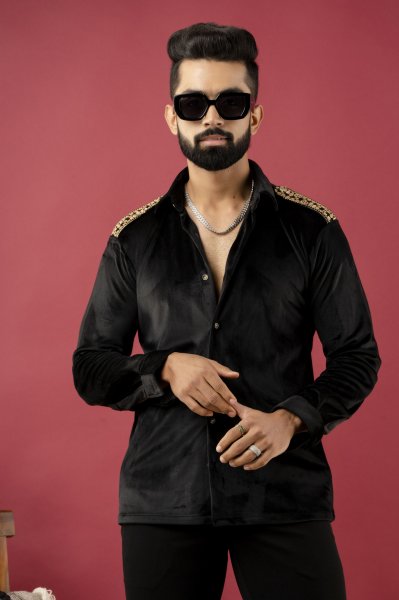 Roman Velvet Shirt