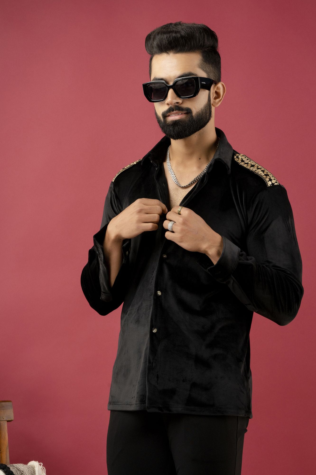 Roman Velvet Shirt