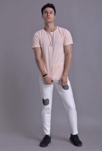 Men's Textured Basic Tshirt