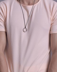 Men's Textured Basic Tshirt