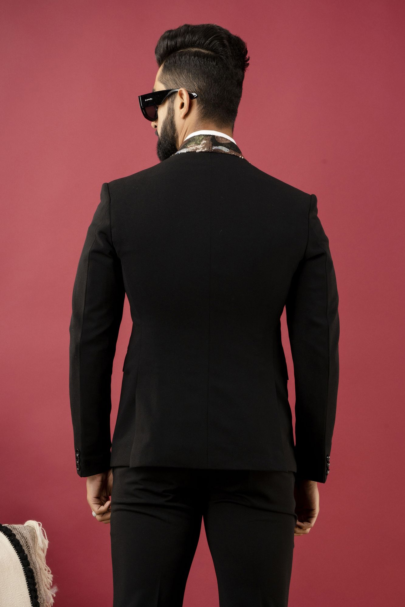 Military Sequin Blazer