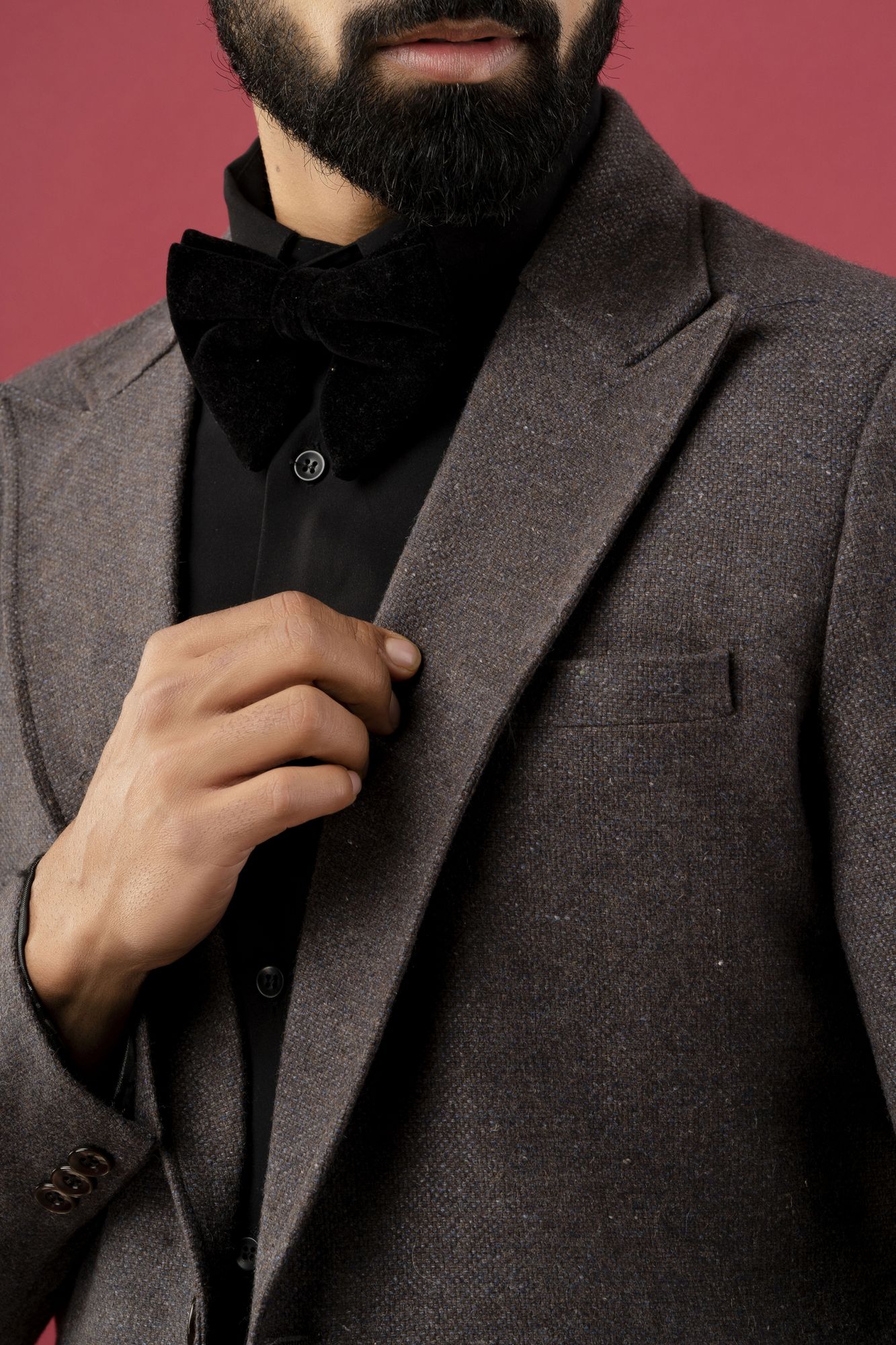 Grey Woolen Overcoat