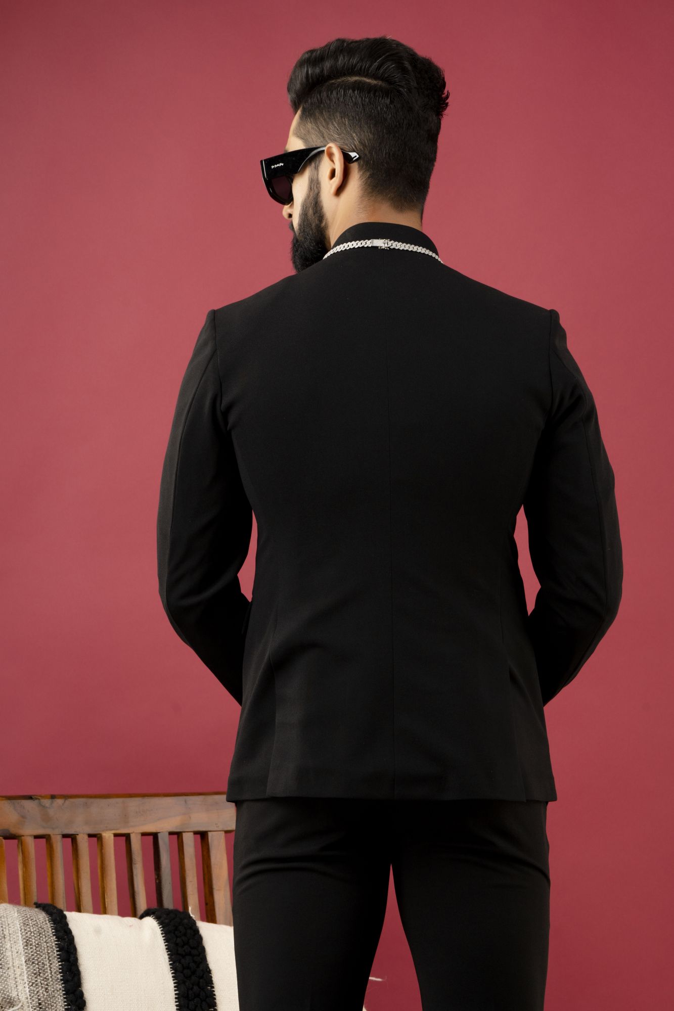 Bandhgala Coat In Black