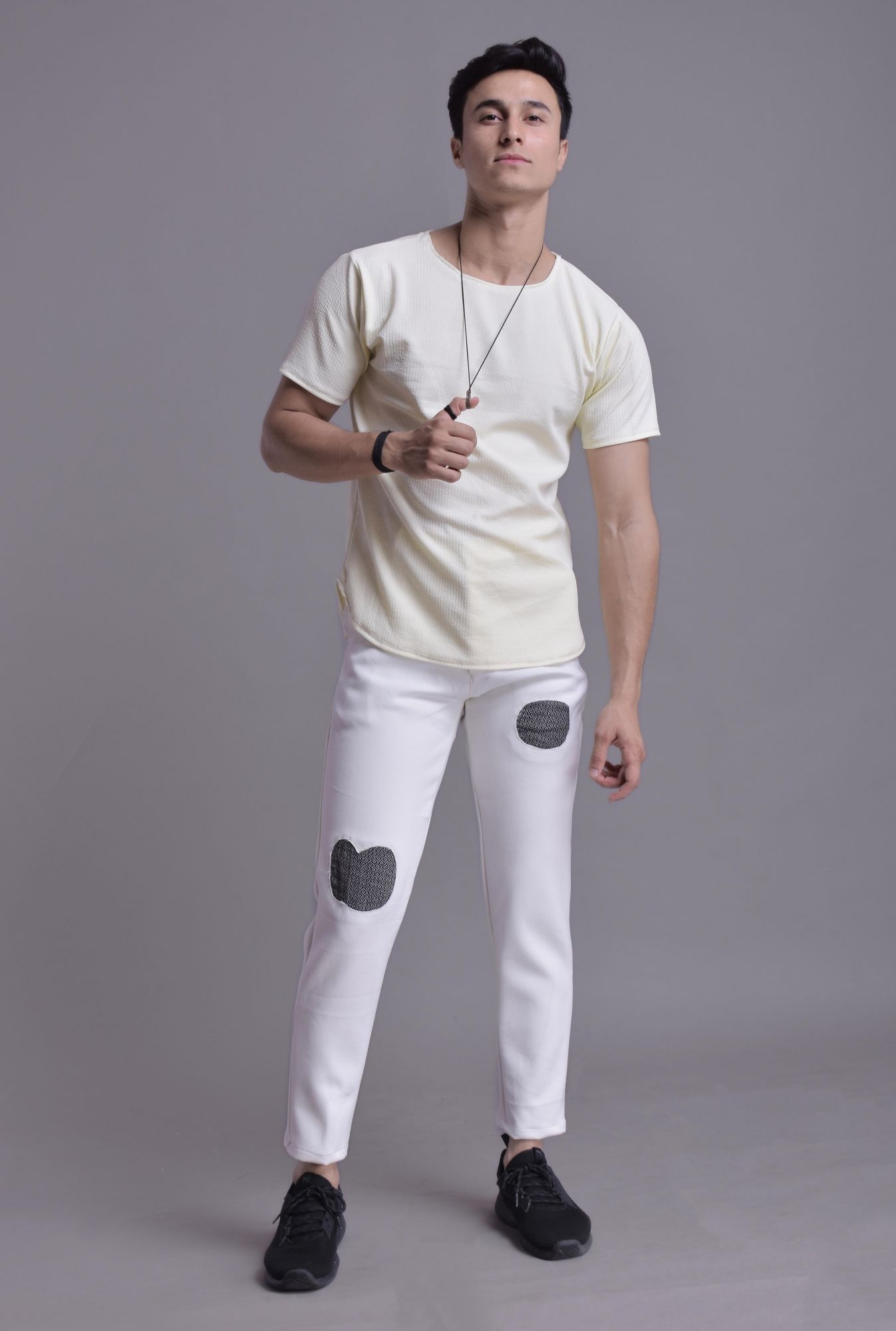 Mens Summer Textured Tshirt