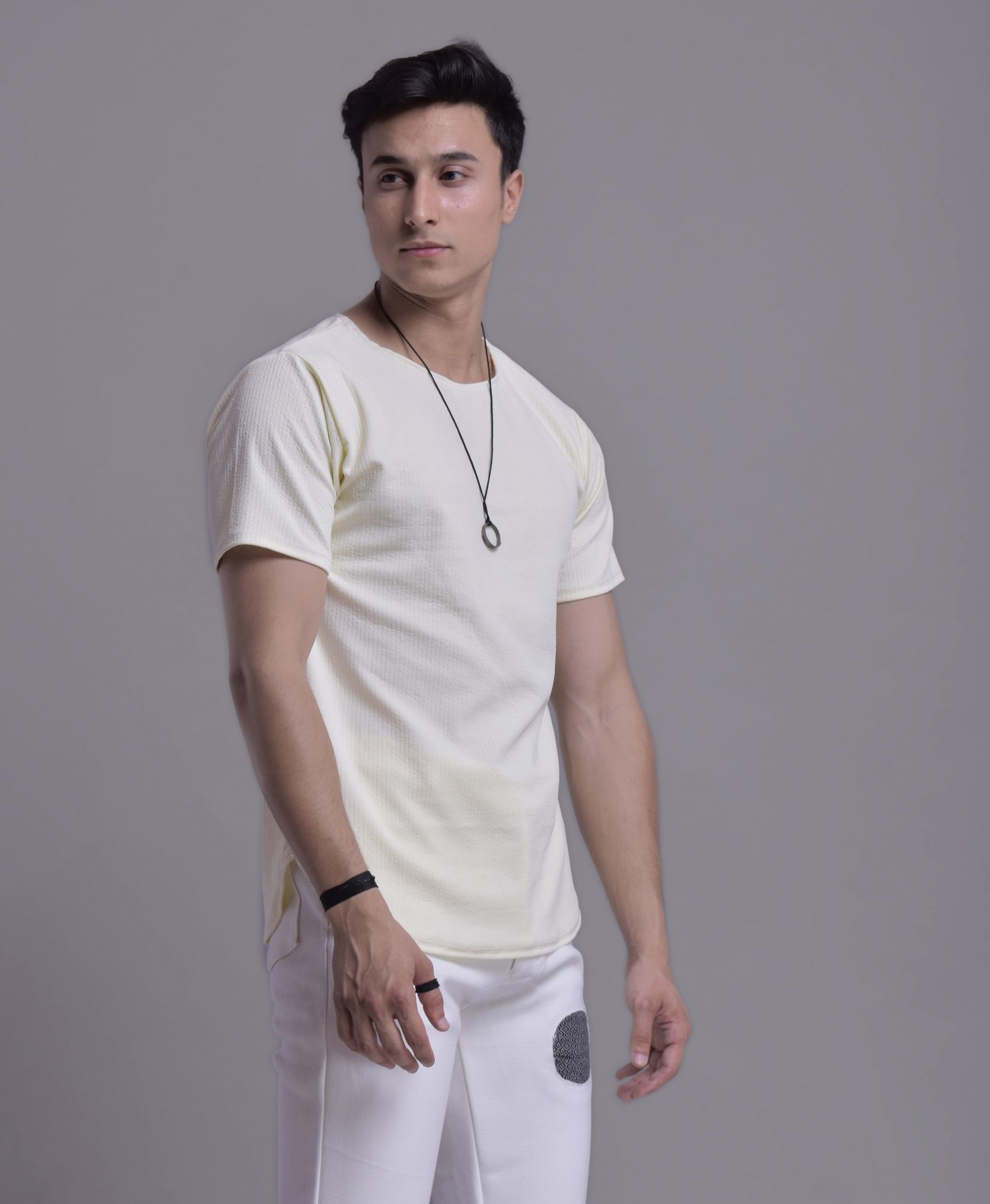 Mens Summer Textured Tshirt