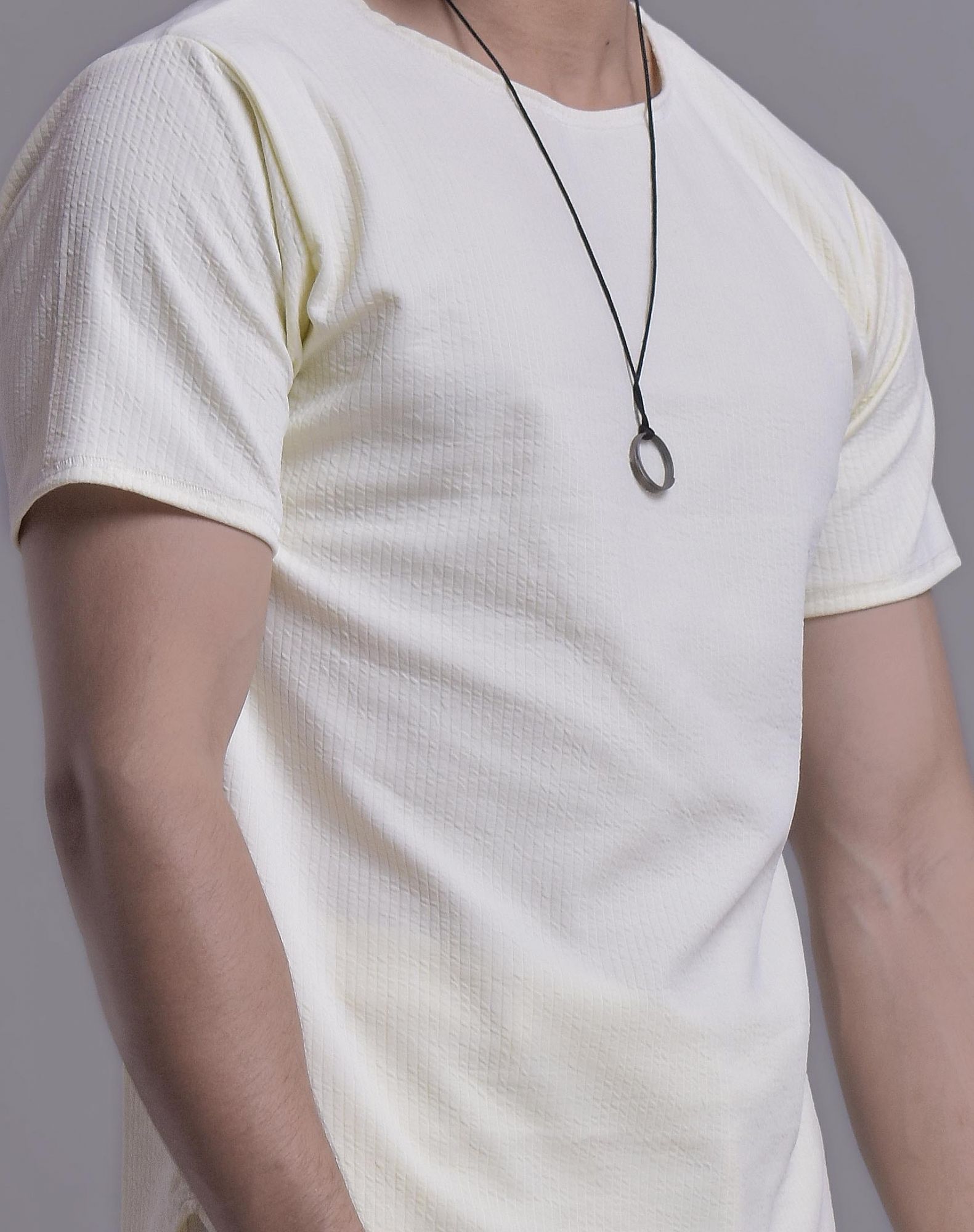 Mens Summer Textured Tshirt
