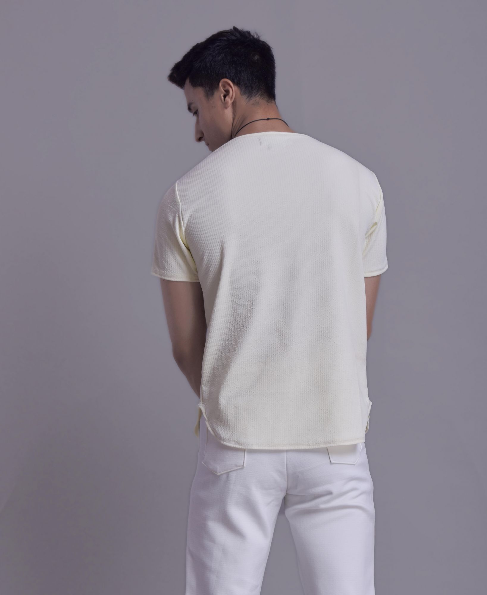 Mens Summer Textured Tshirt