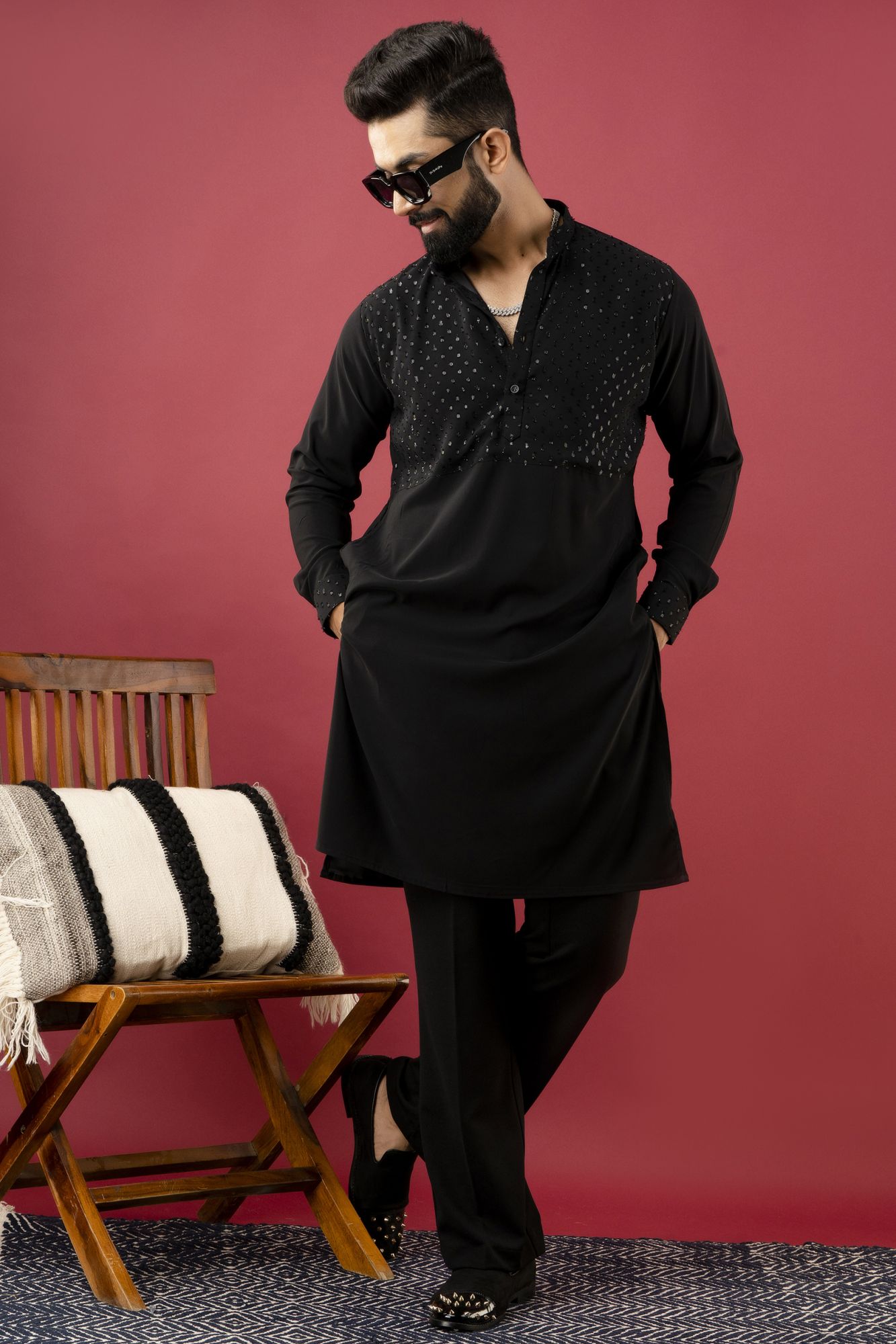 Black Guise Kurta