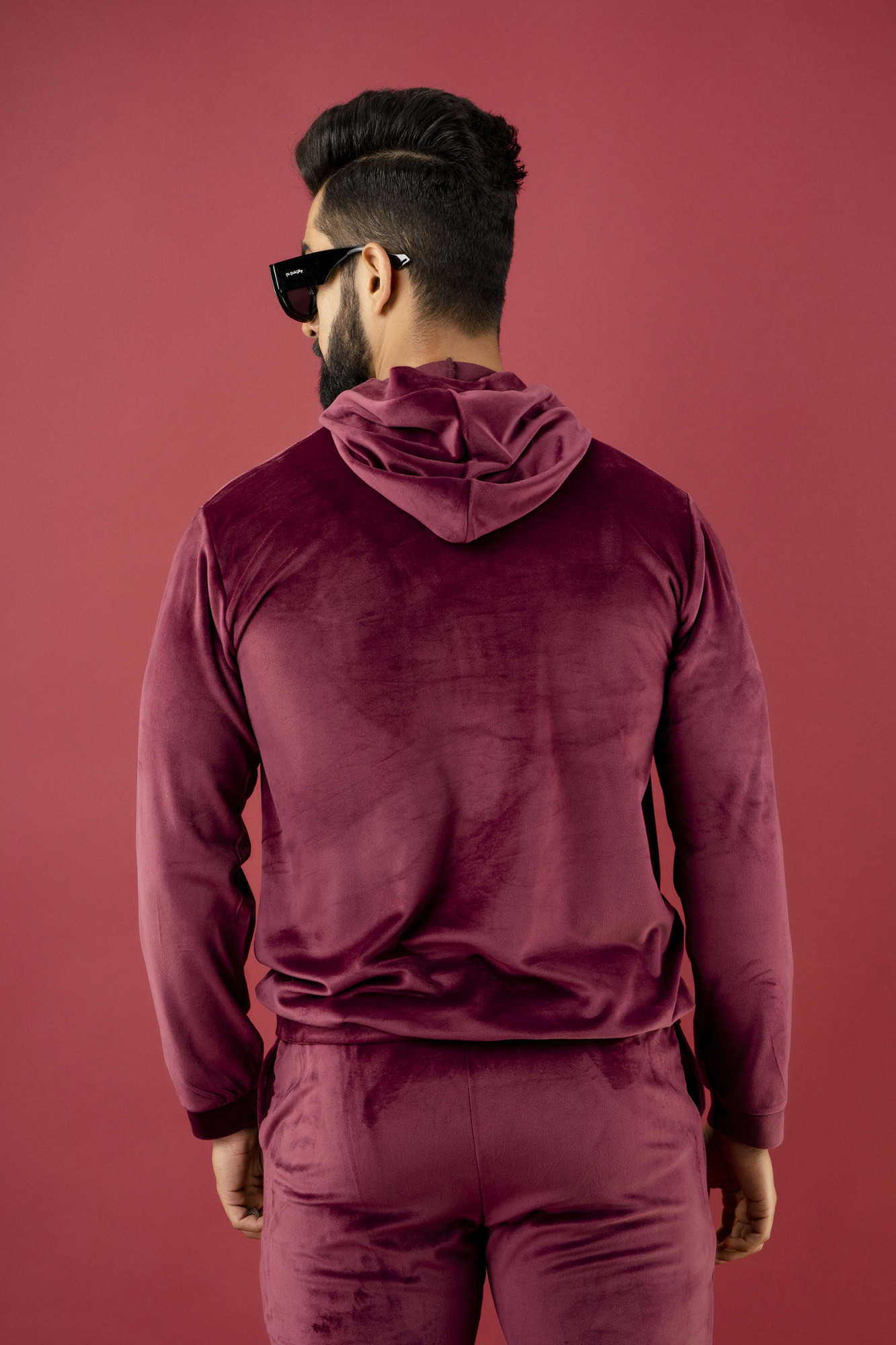 Wine Velvet Hoodie