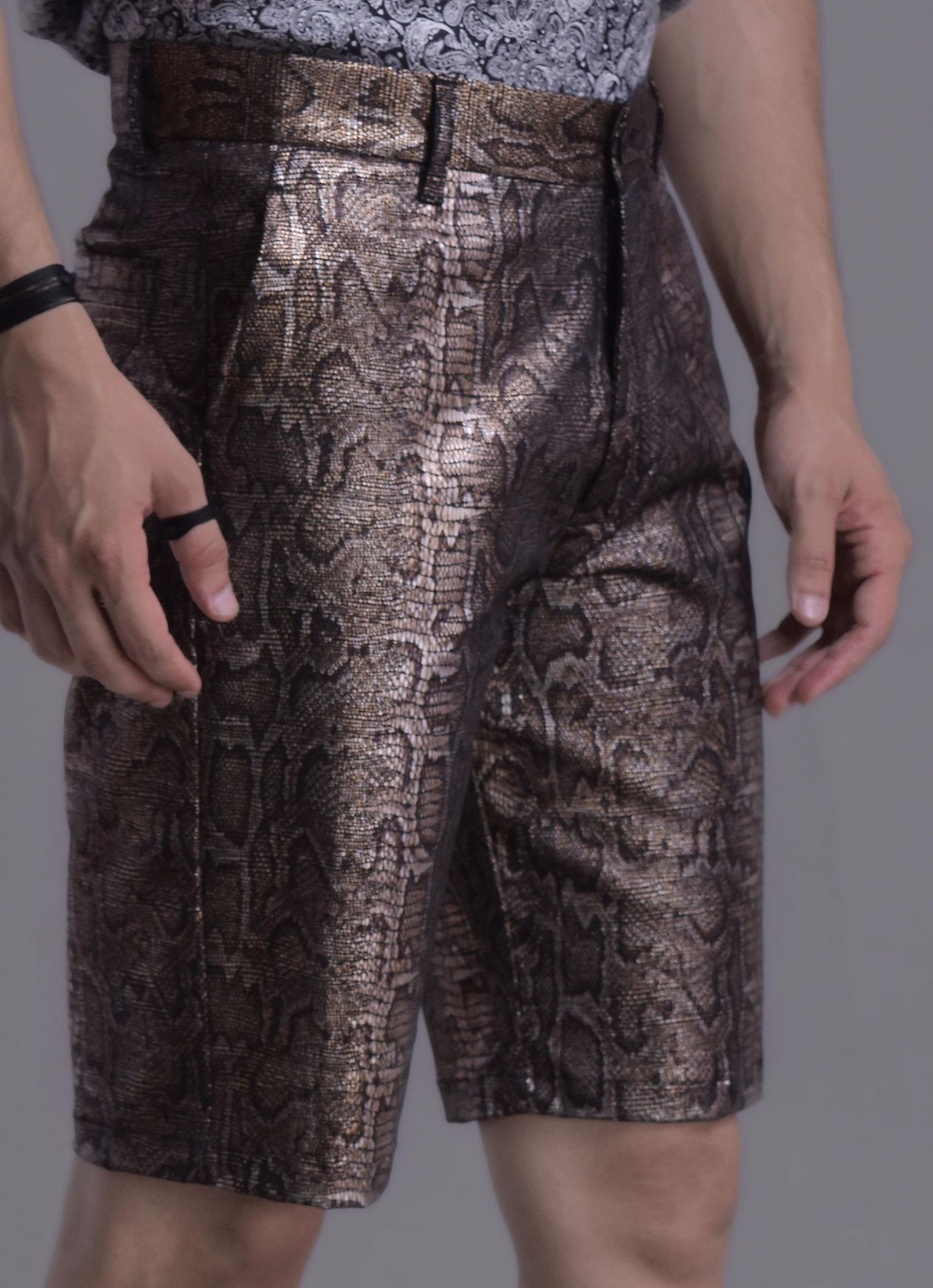 Mens Animal Print Shorts