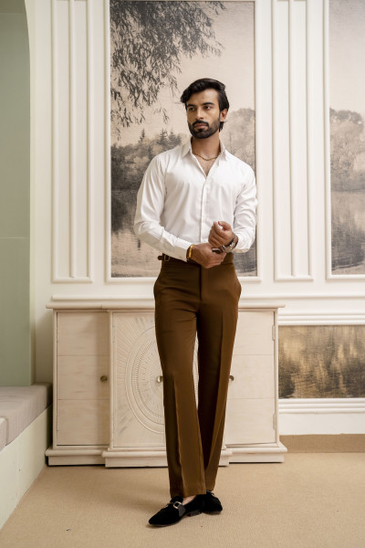 Japanese Bootcut Fit Gurkha Pants Tan