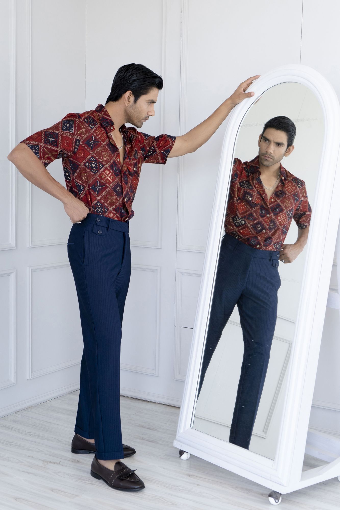 Geometry Print Shirt