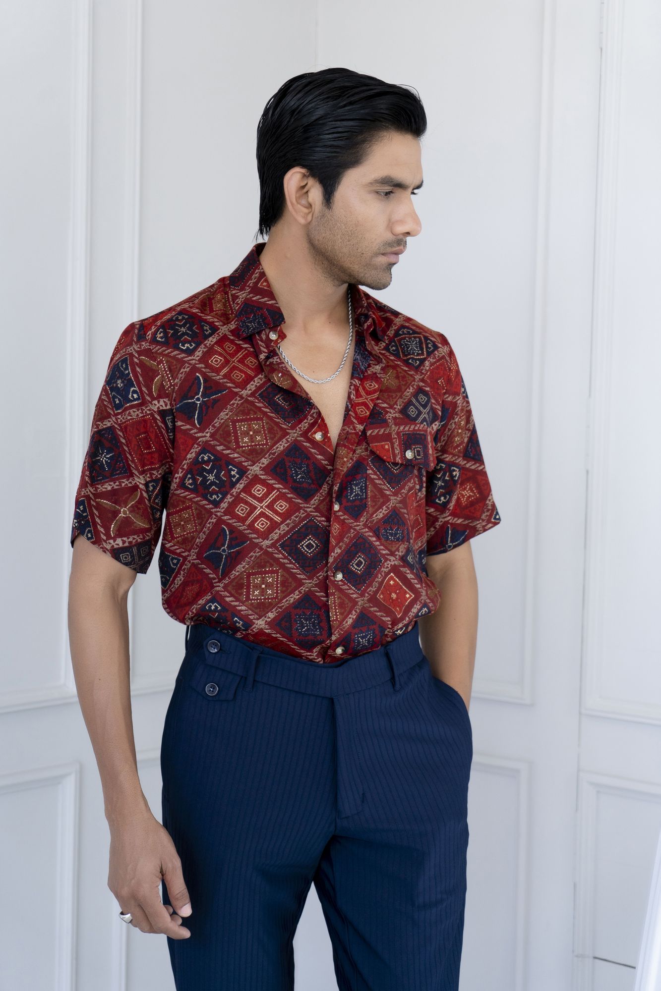 Geometry Print Shirt
