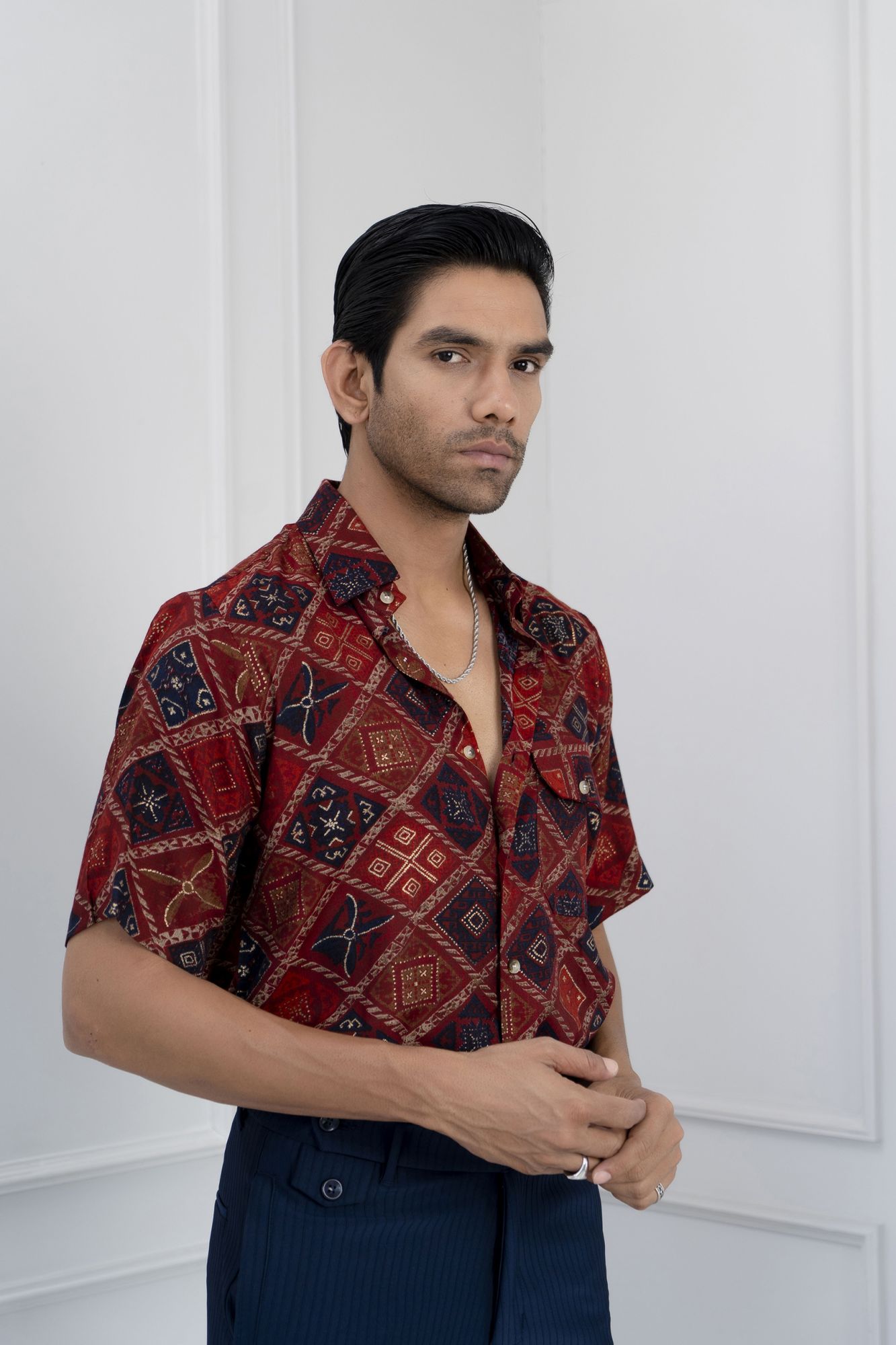 Geometry Print Shirt