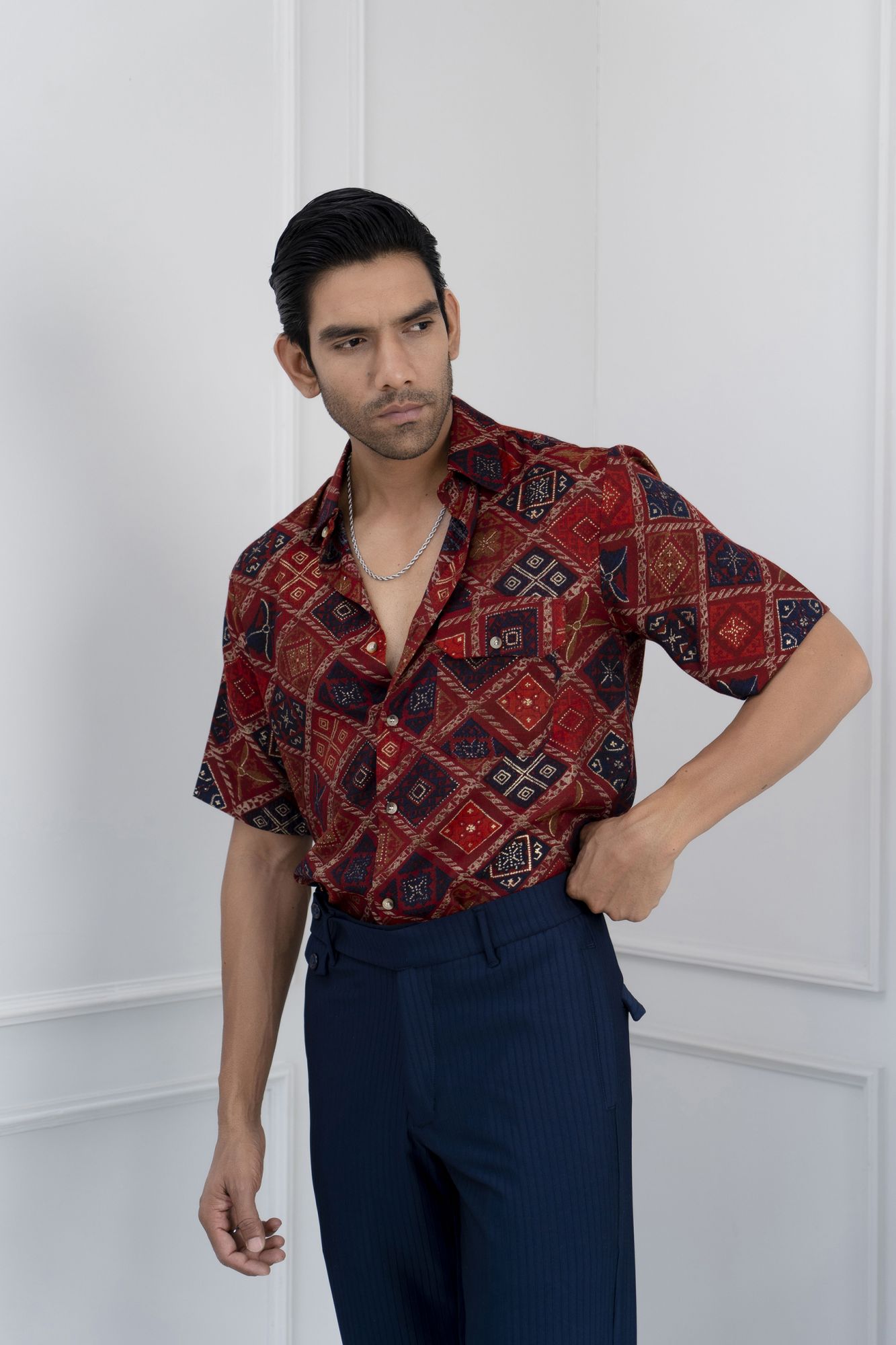 Geometry Print Shirt