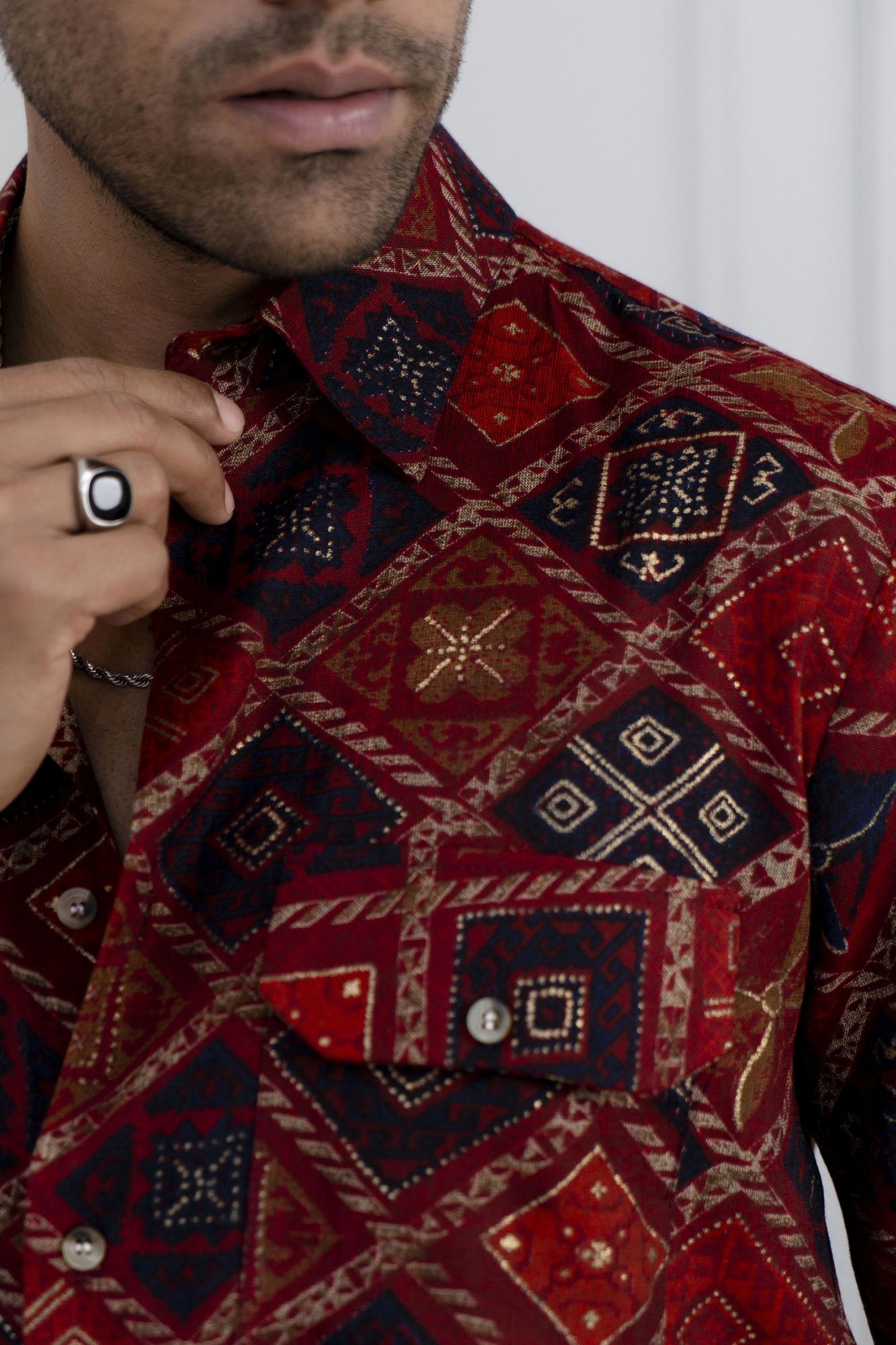 Geometry Print Shirt