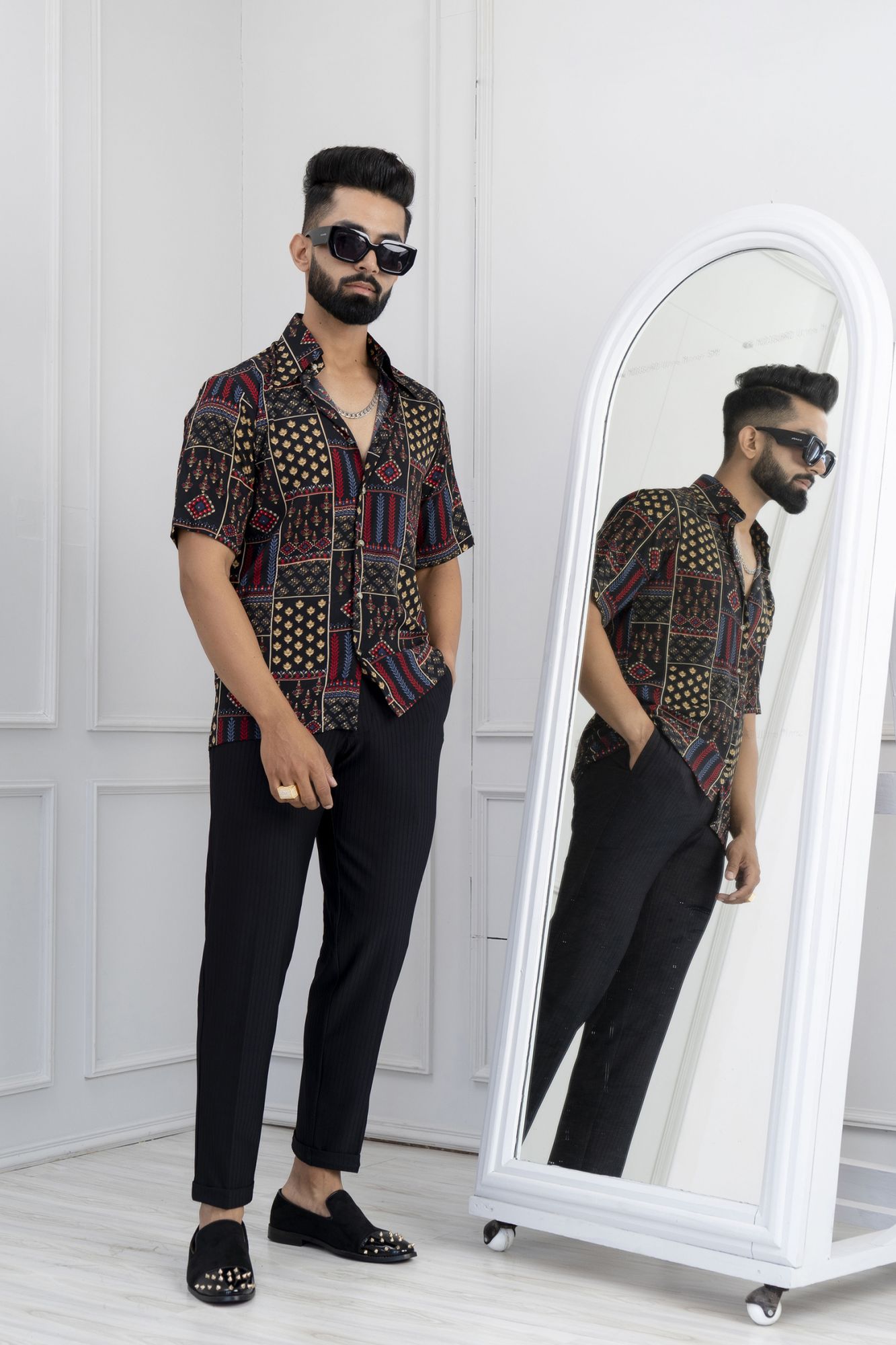 Printed Flowing Shirt