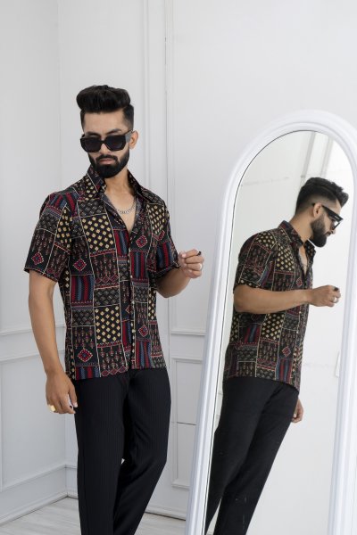 Printed Flowing Shirt