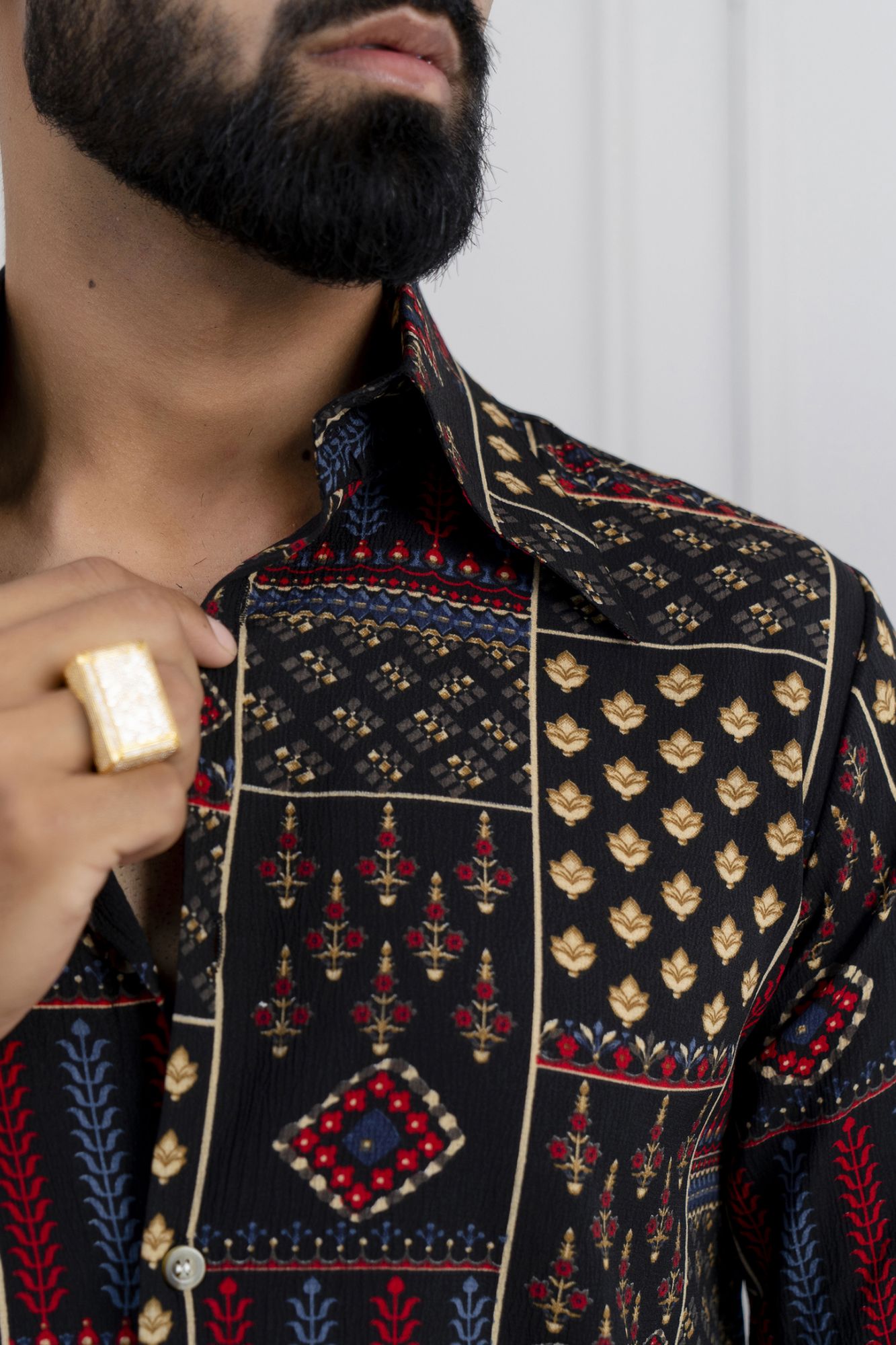 Printed Flowing Shirt