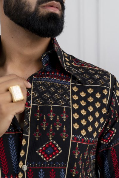 Printed Flowing Shirt