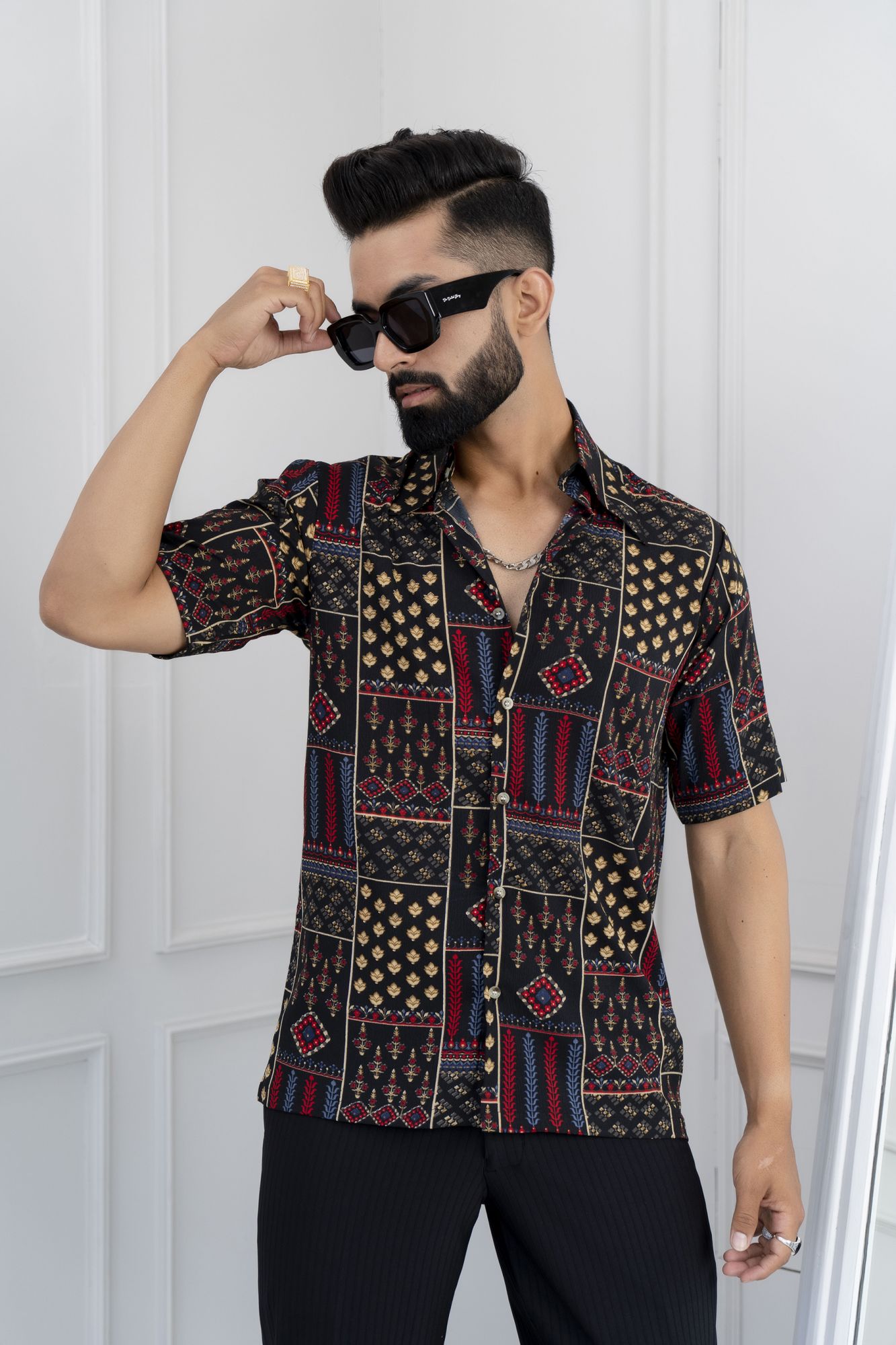 Printed Flowing Shirt