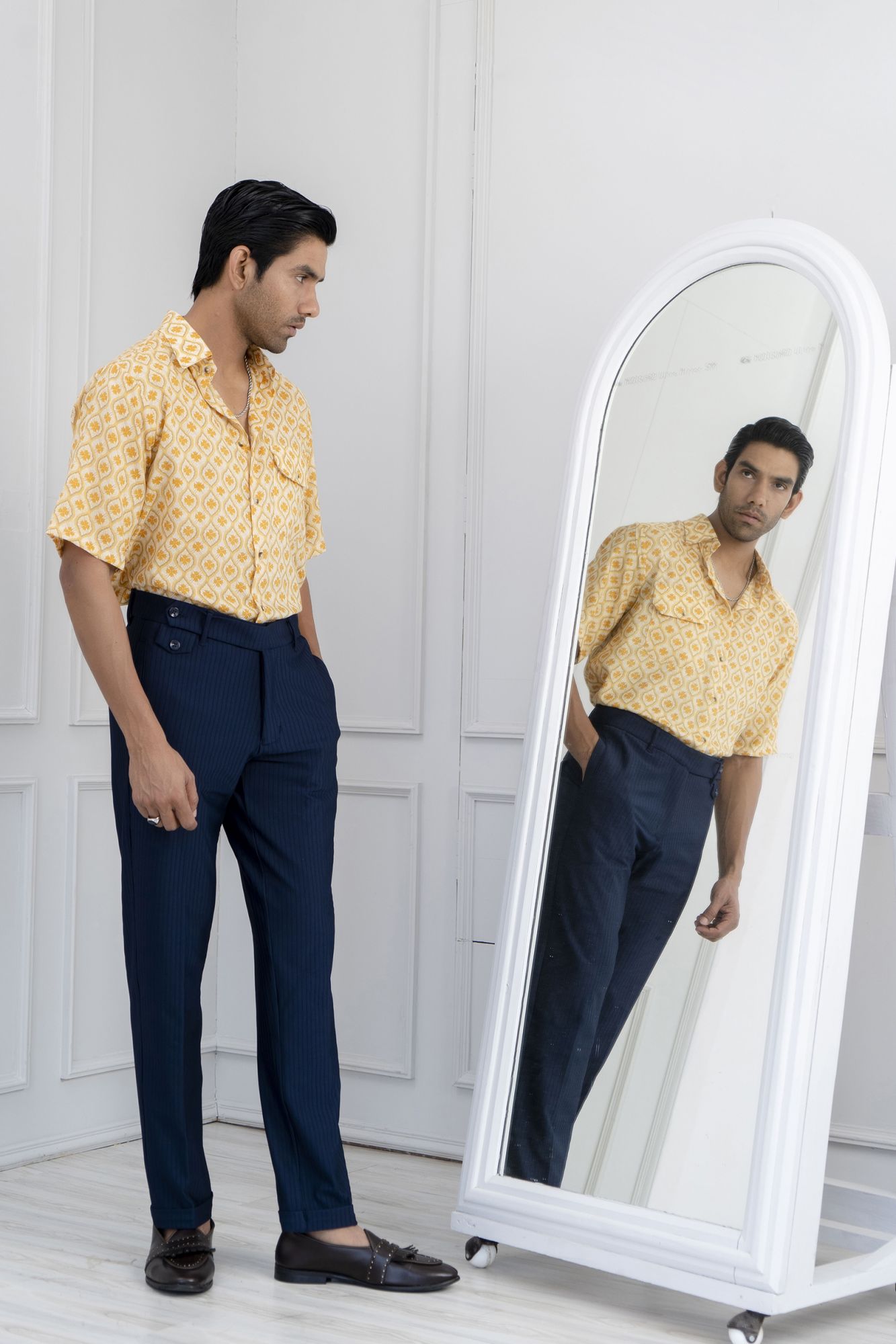 Flowing Shirt In Yellow