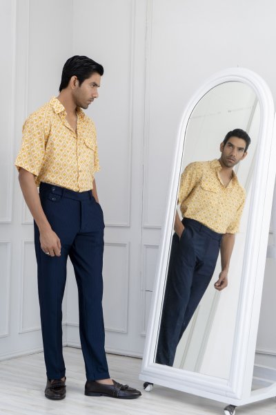 Flowing Shirt In Yellow