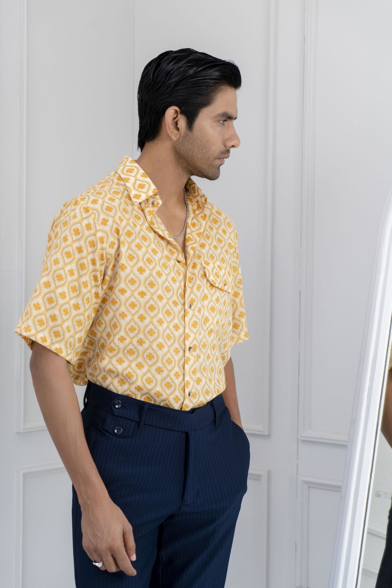 Flowing Shirt In Yellow