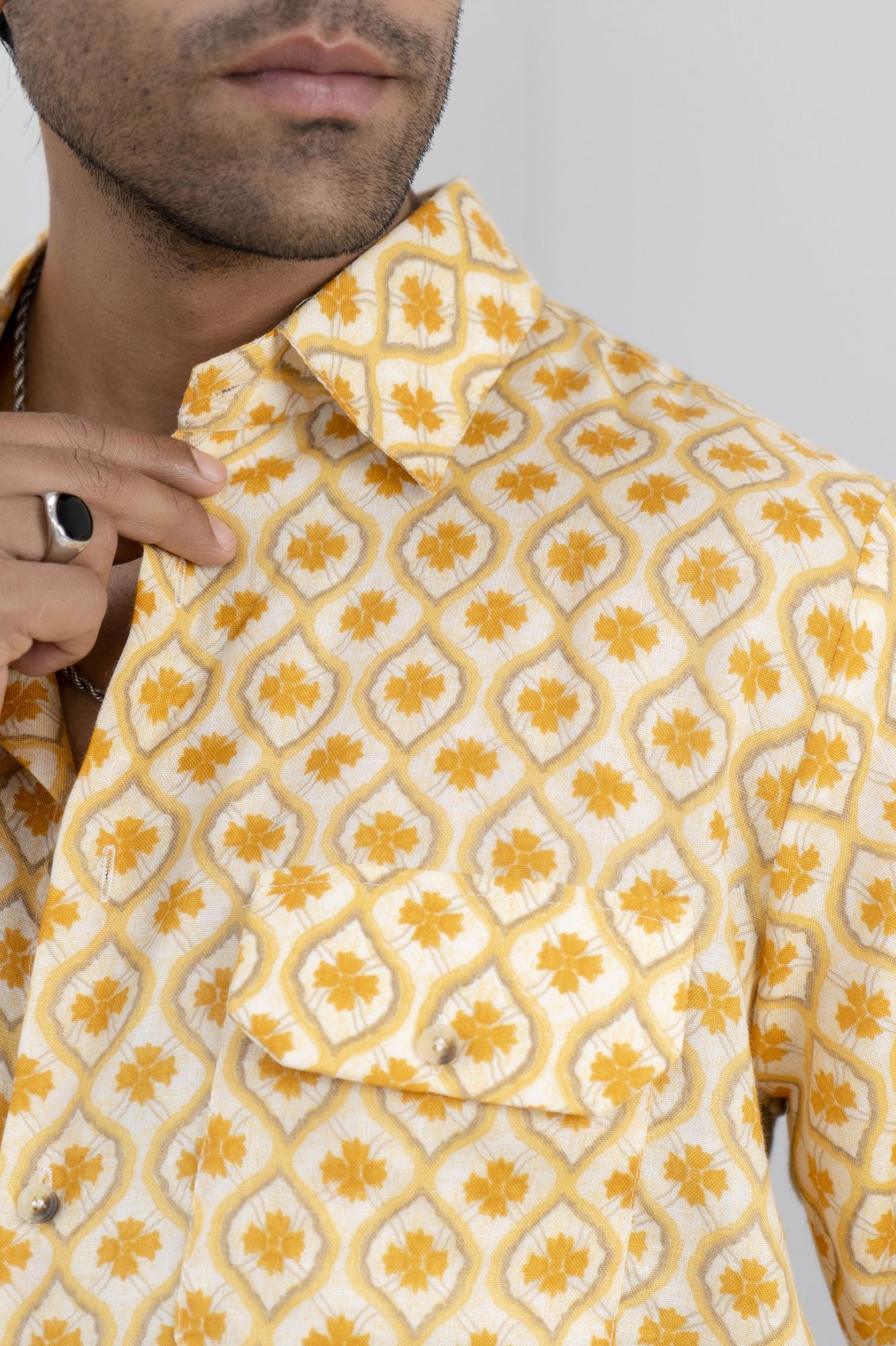 Flowing Shirt In Yellow