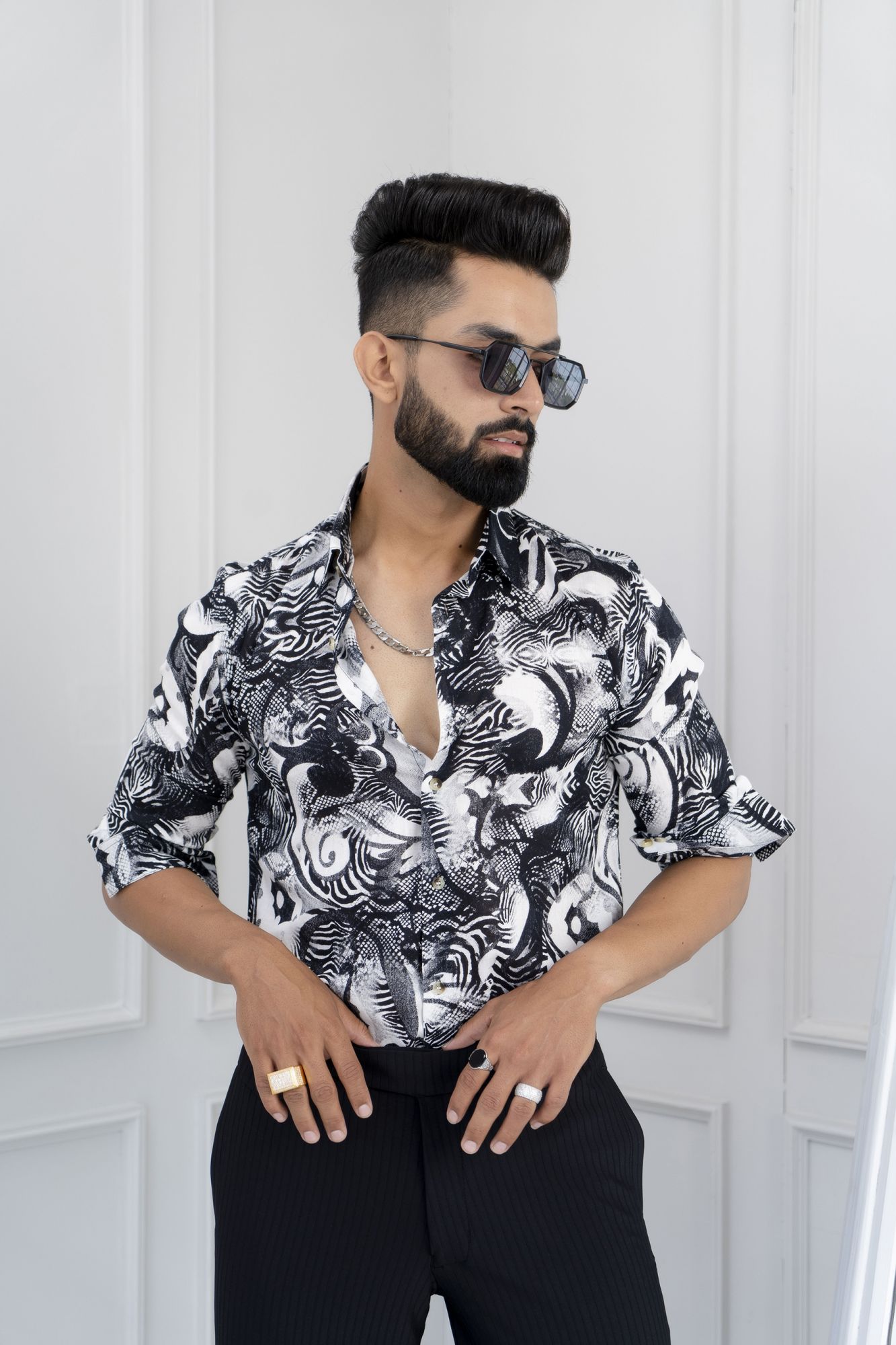 Flowing Printed Shirt