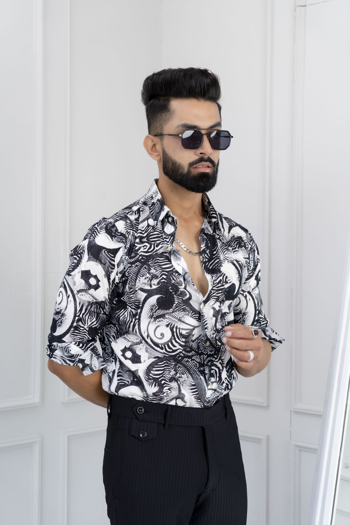 Flowing Printed Shirt