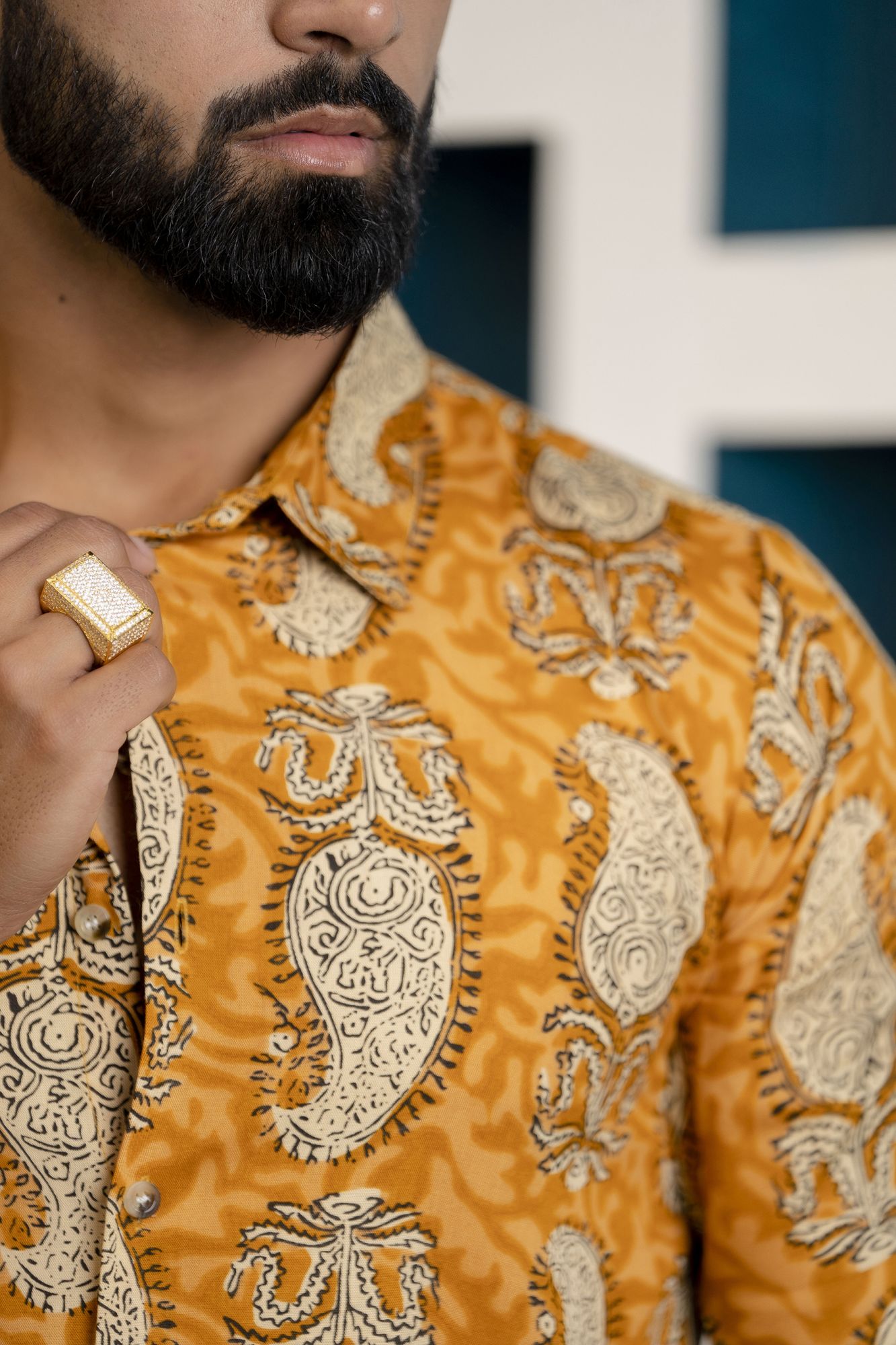 Printed Flowing Shirt