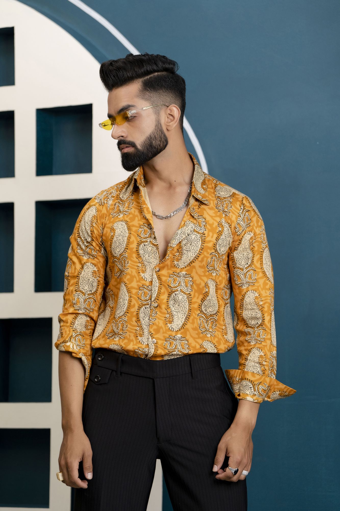 Printed Flowing Shirt