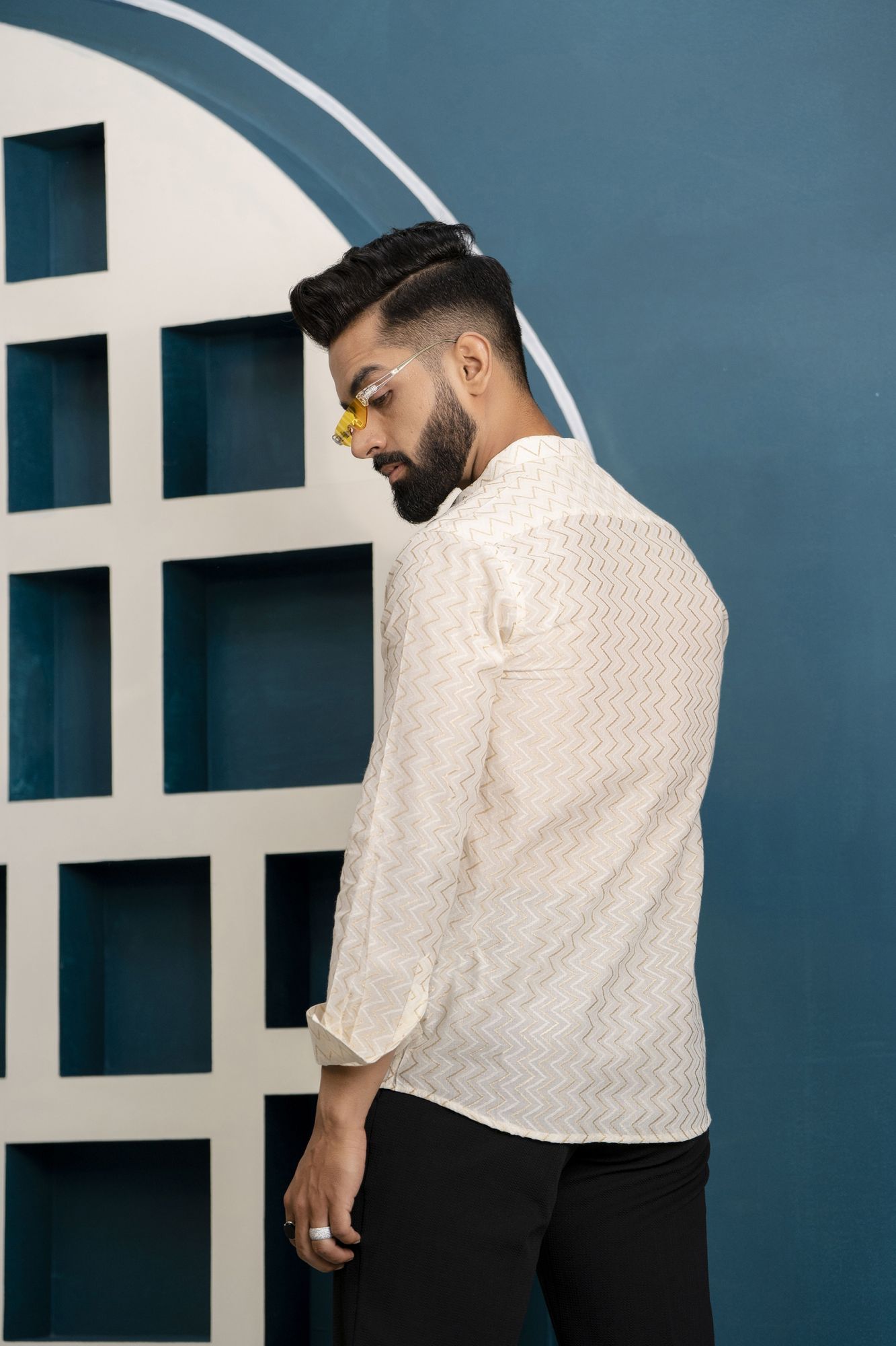 Textured Cotton Shirt