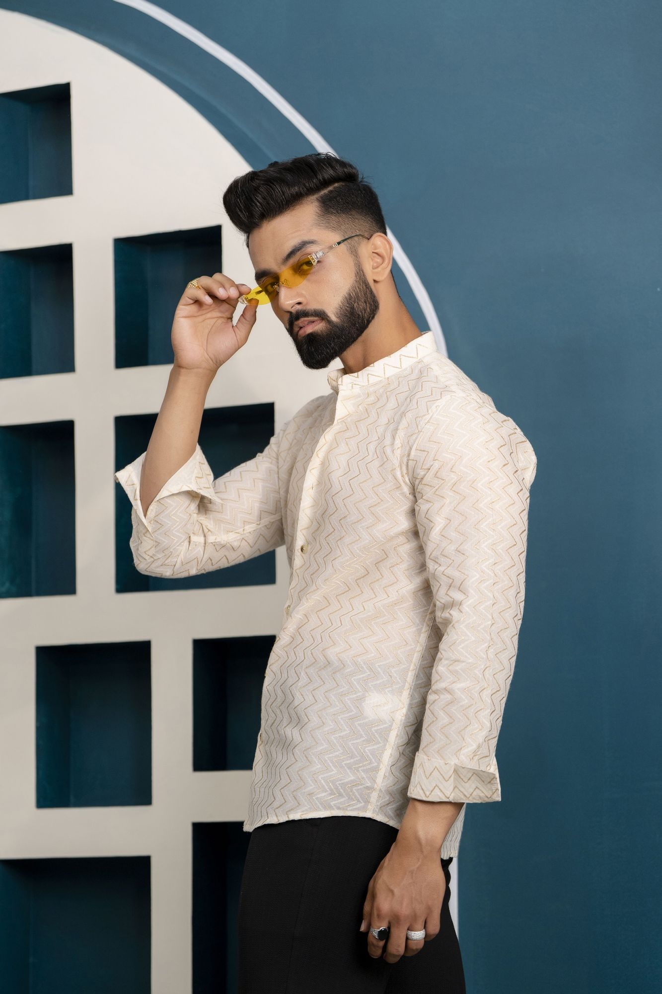 Textured Cotton Shirt