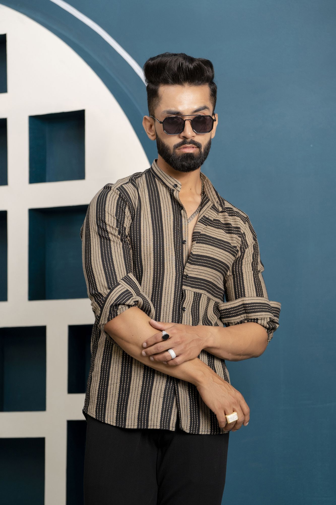 Striped Cotton Shirt