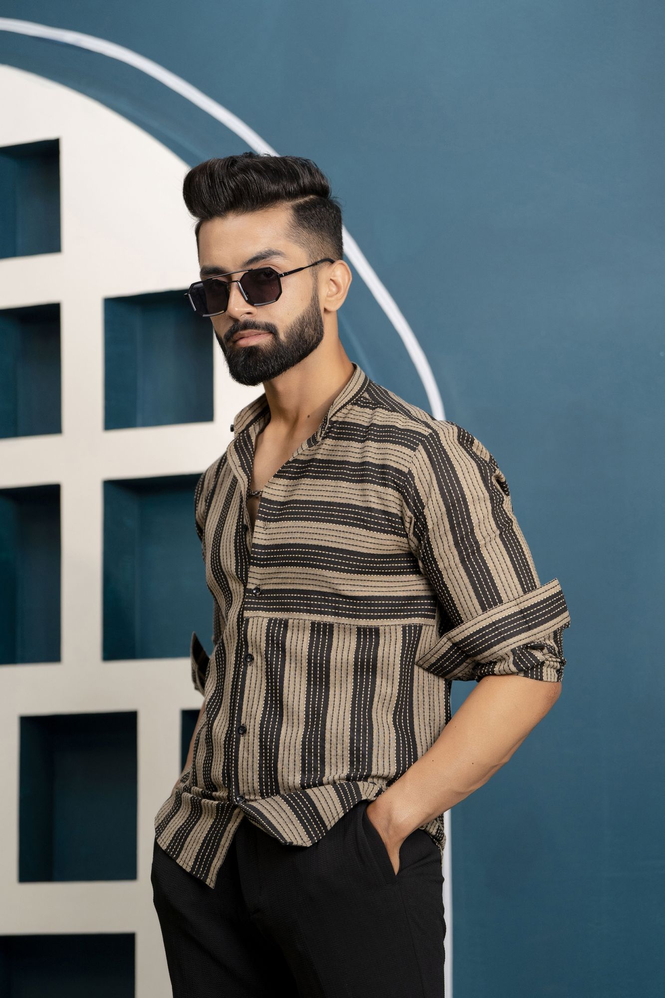 Striped Cotton Shirt