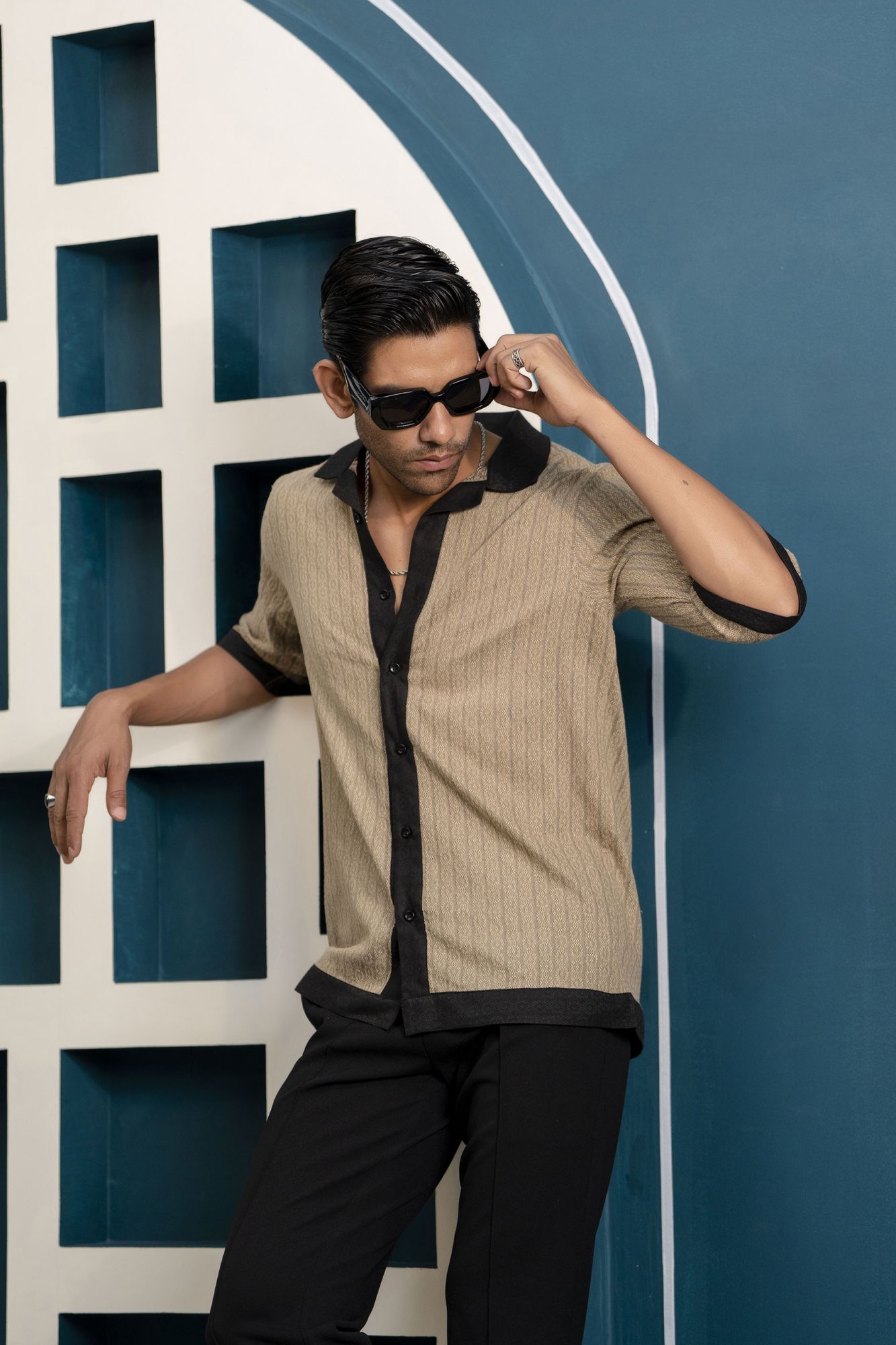 Fringed Textured Shirt