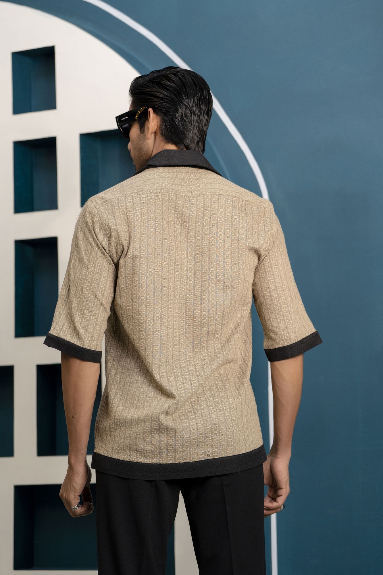 Fringed Textured Shirt