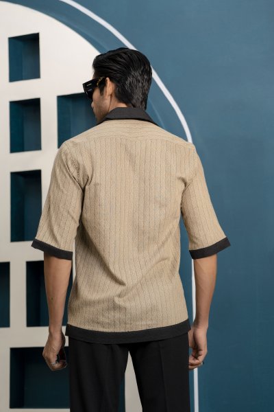 Fringed Textured Shirt